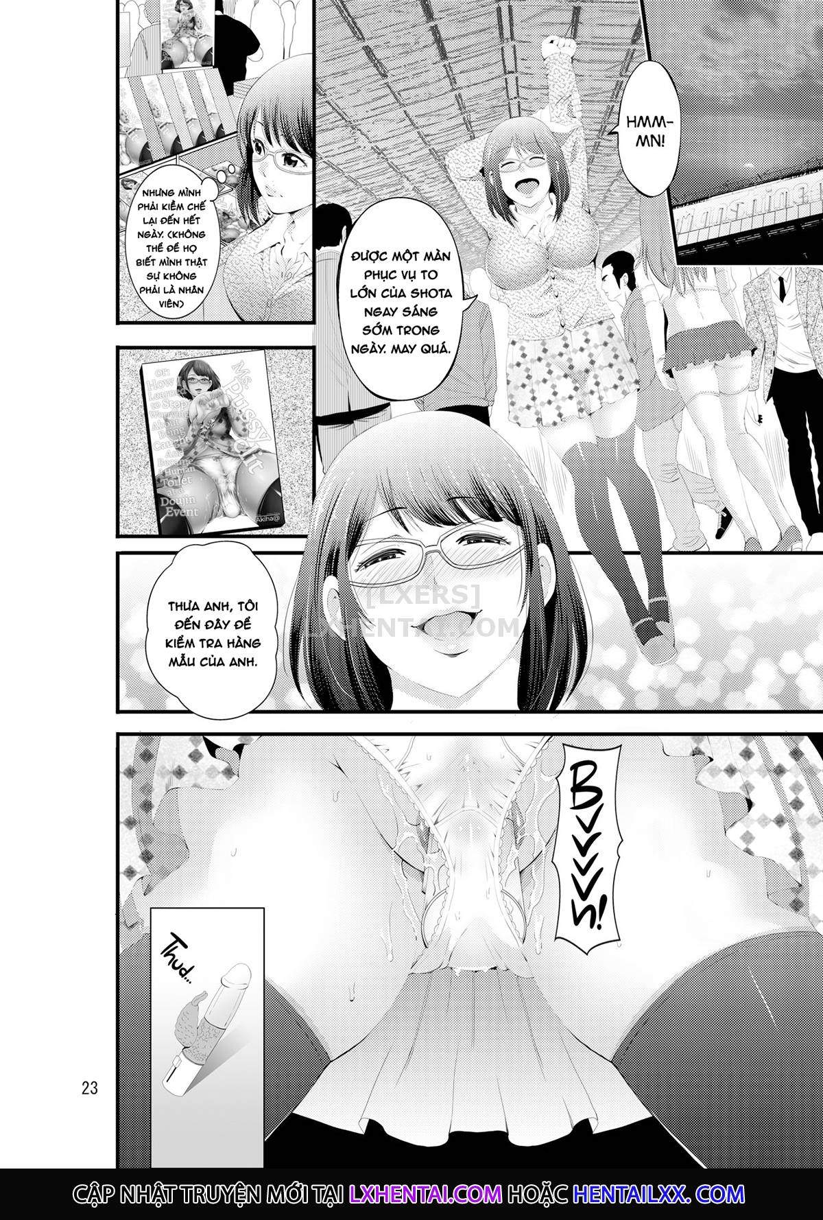 Đọc truyện hentai ManCli Manko To Cli O Ijirareru No Ga Daisuki Na Fujoshi Nano De Doujin Event No Nikubenki Ni Natte Mita - Oneshot