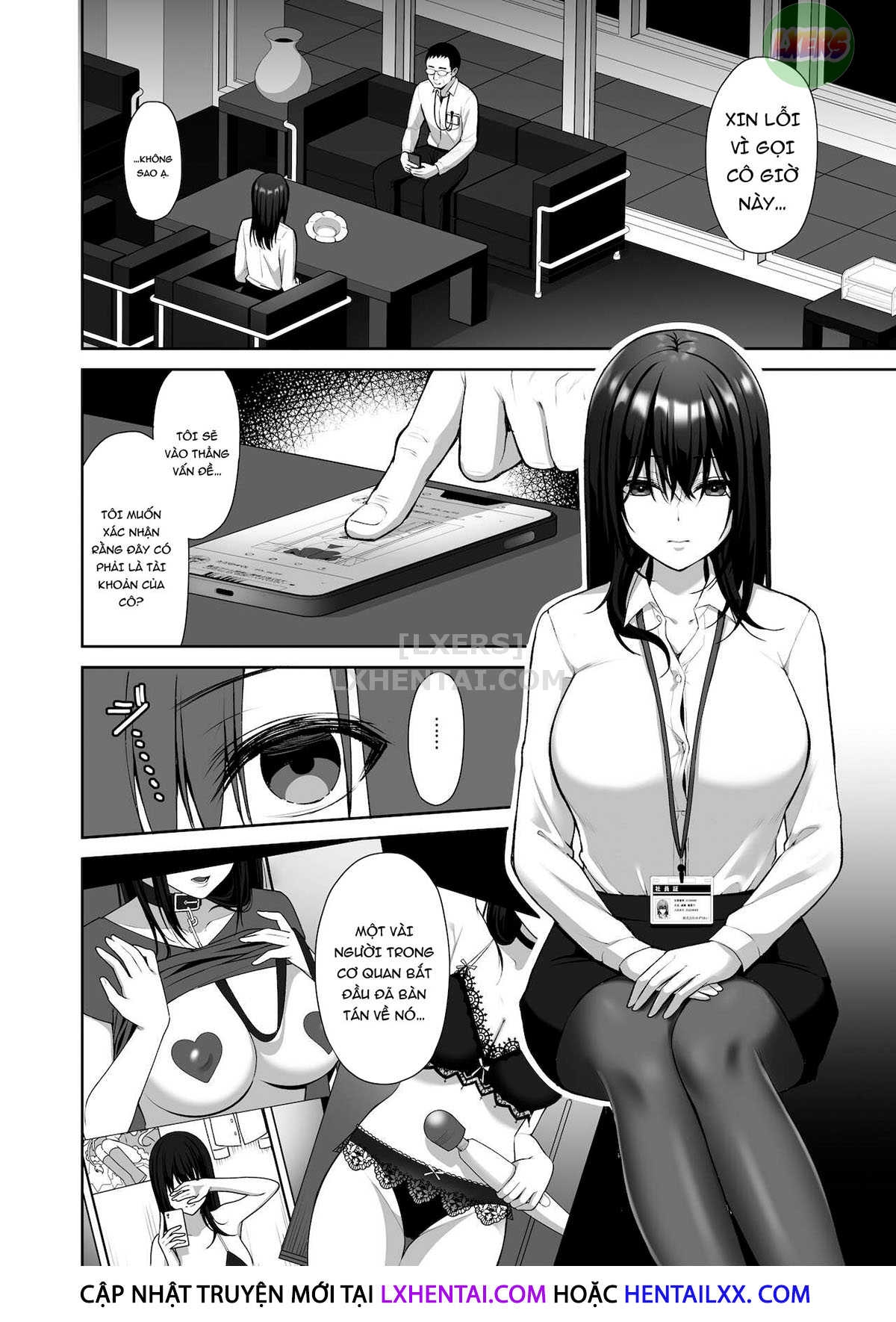 Đọc truyện hentai An Office Lady's Behind The Scenes Masochistic Onahole Training - Chap 1