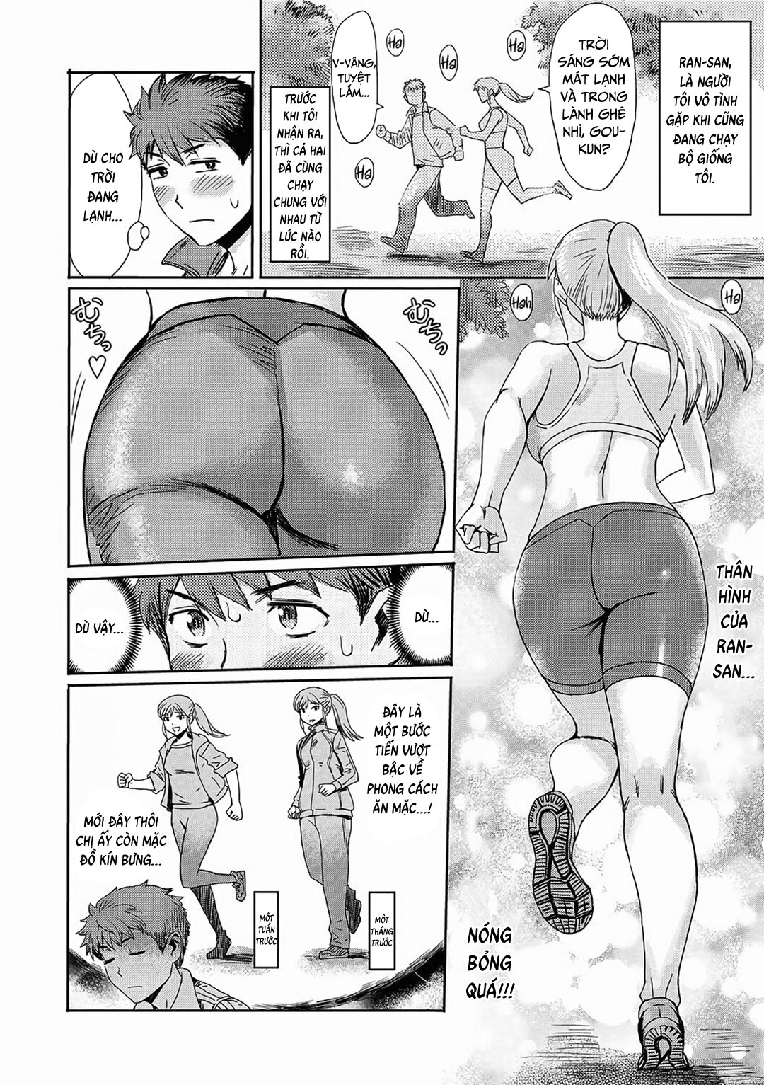 Đọc truyện hentai Chạy bộ từ tờ mờ sáng - Oneshot