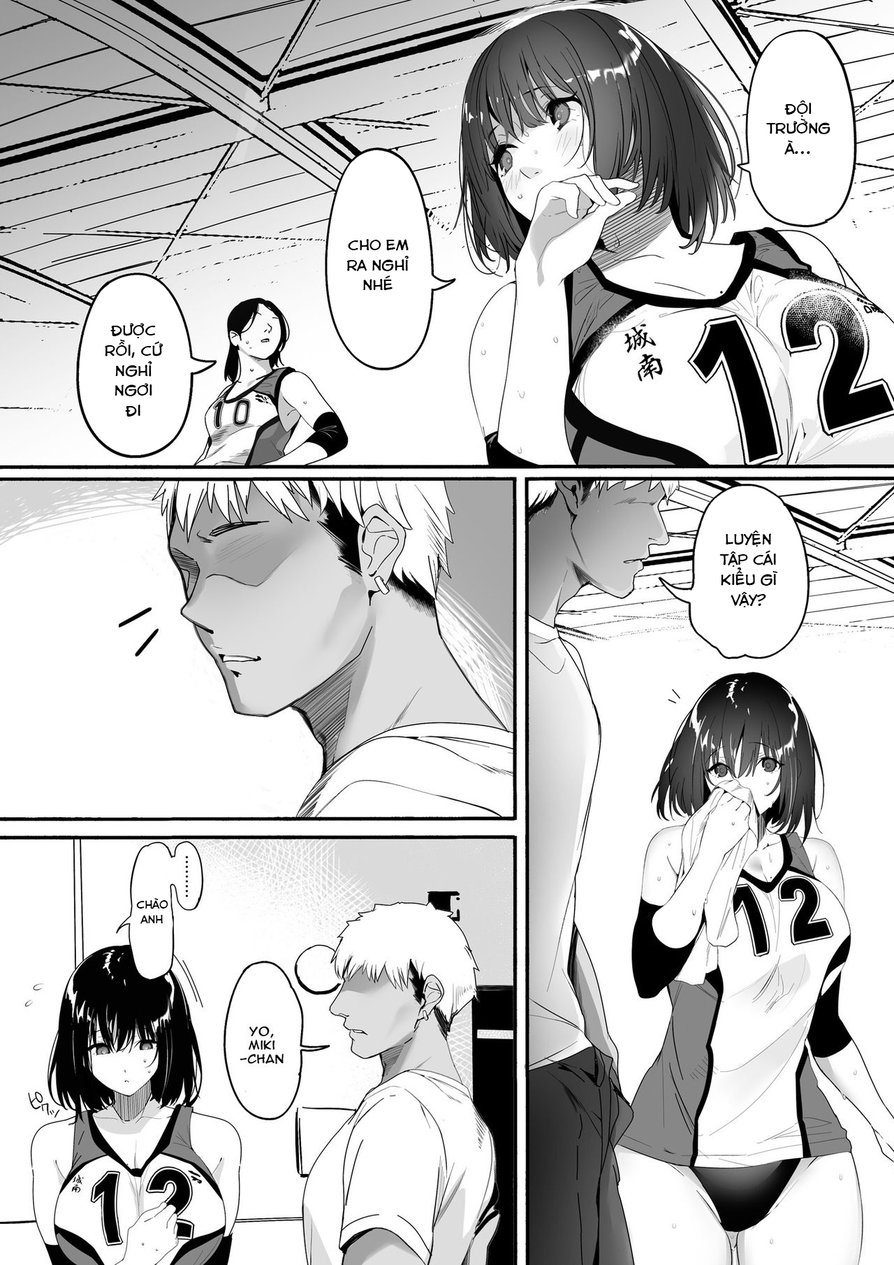 Đọc truyện hentai Koushinchou Volley-bu no Seisokei Kanojo ga Senpai no Mono ni Natte Shimau Ichibushijuu - Chap 1