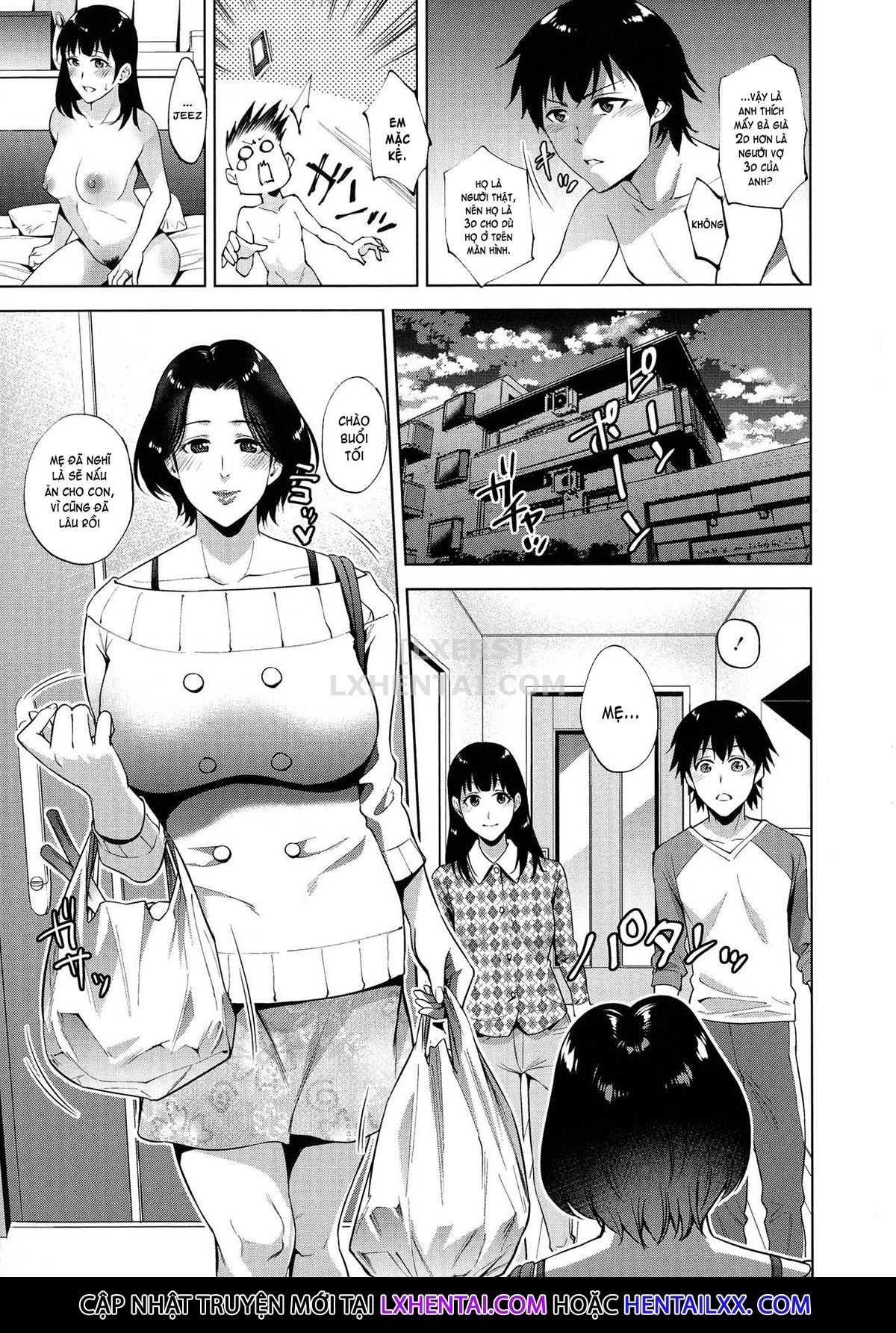 Đọc truyện hentai The Day I Connected With Mom - Chap 3