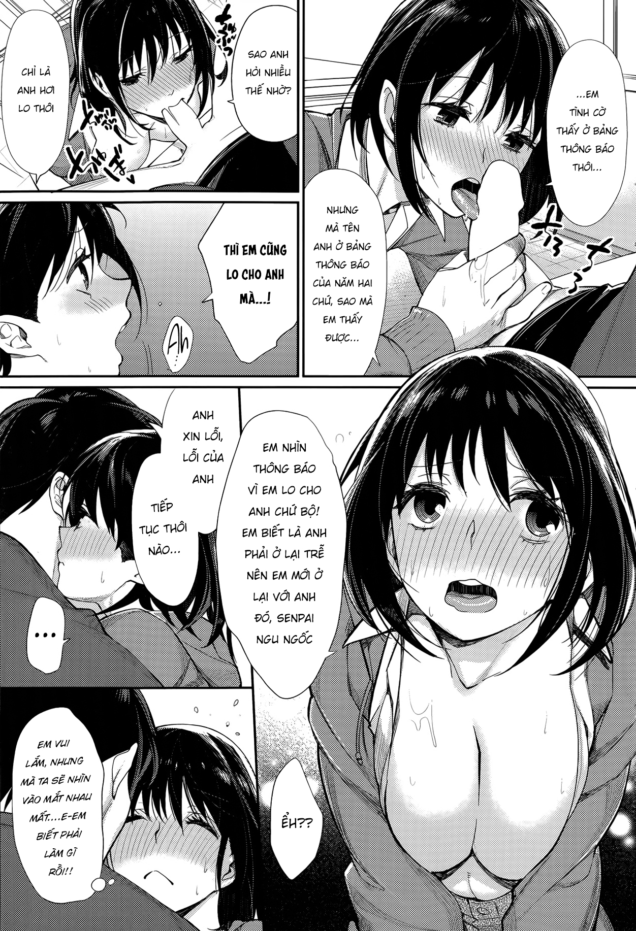Đọc truyện hentai Nhìn em nữa đi, Senpai! - Oneshot