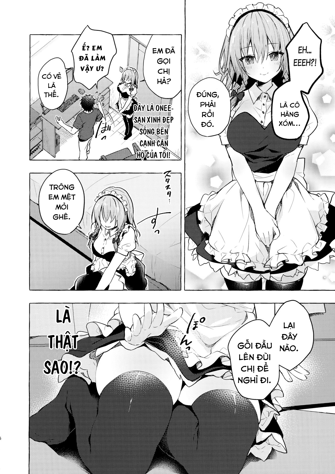Đọc truyện hentai Tonari no Sakuya-san 3 Iyashi Maid Sakuya no Zubuzubu Gohoushi Sex (Touhou Project) - Oneshot