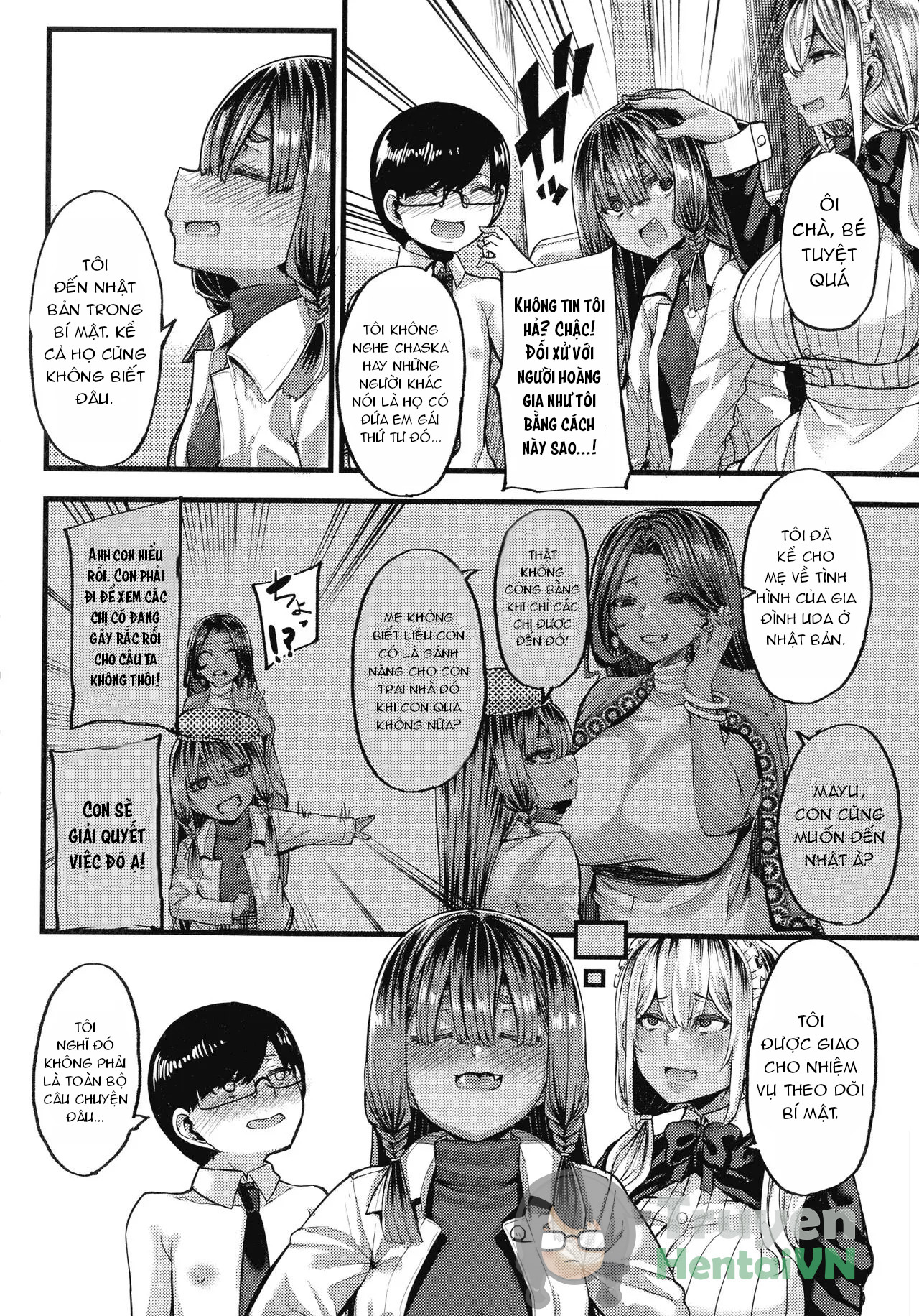 Đọc truyện hentai Kasshoku Hime to Himitsu no Keiyaku - Chap 3