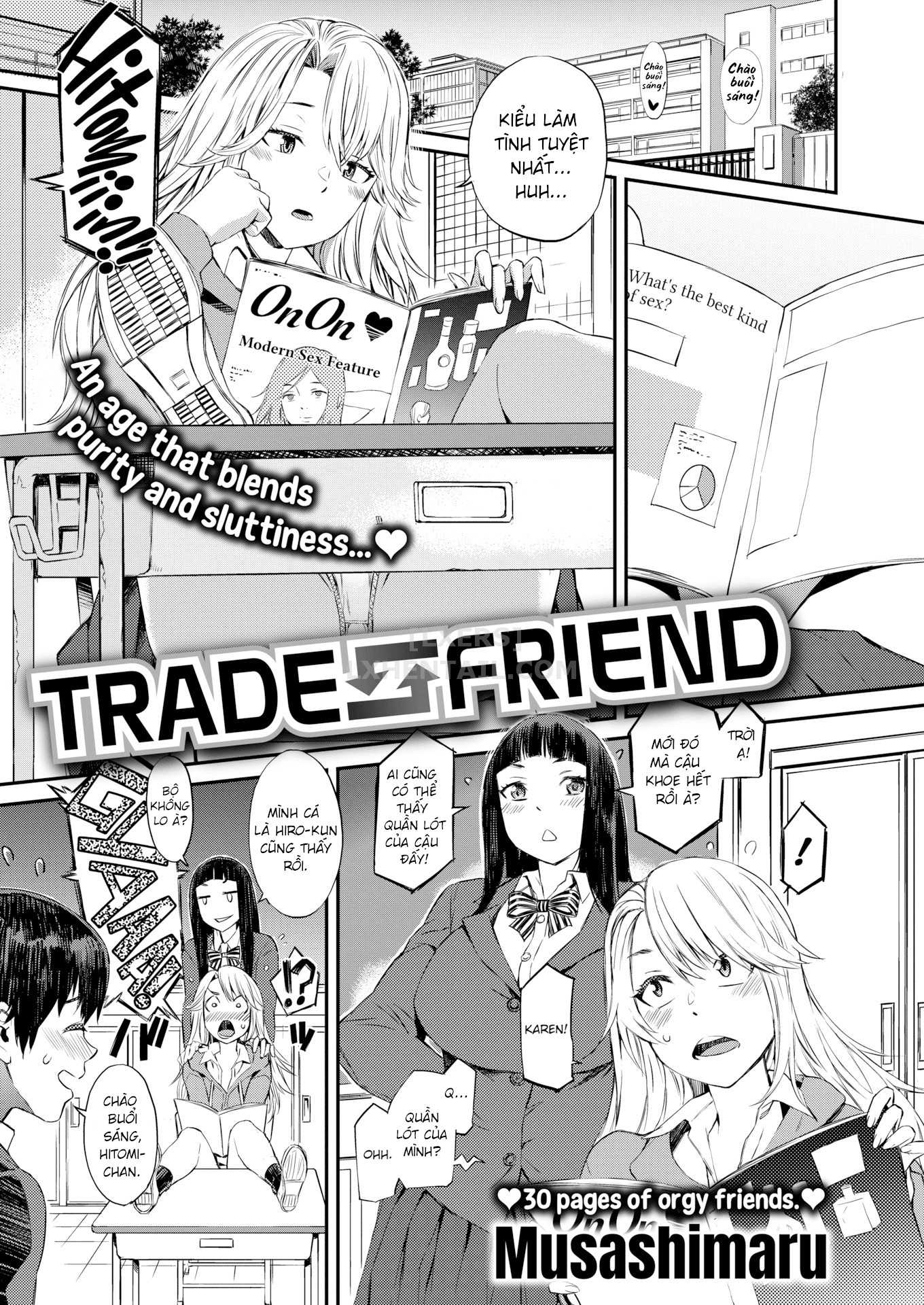 Đọc truyện hentai Trade Friend - Oneshot