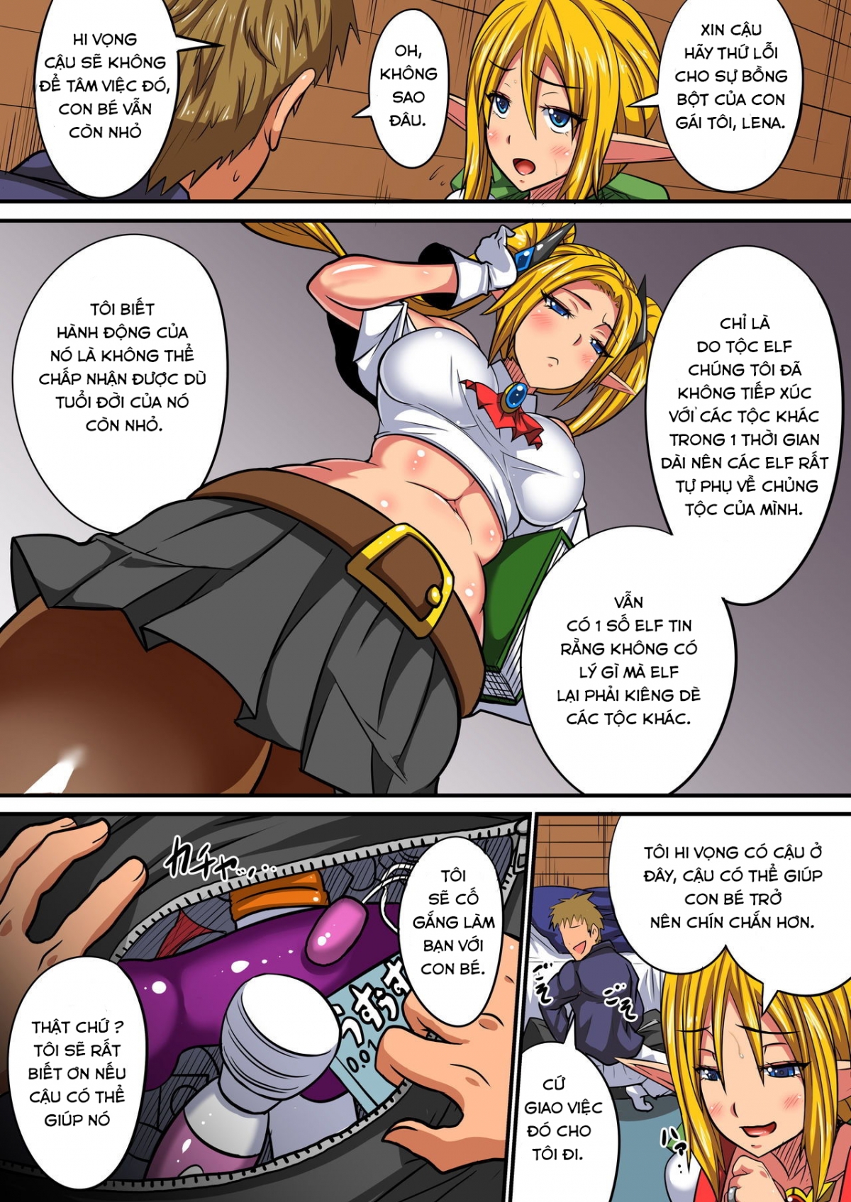 Đọc truyện hentai Elf Oyako to Pakopako Ibunka Kouryuu! ~Stella Hen~ - Oneshot