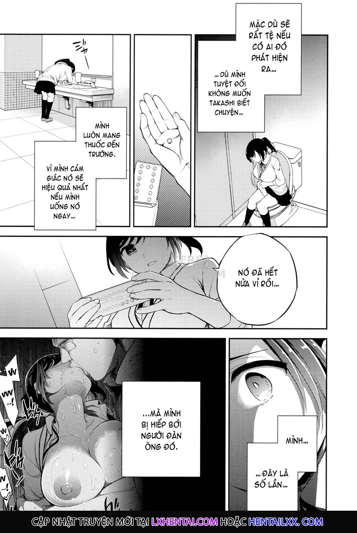 Đọc truyện hentai Sayuri - Kareshi to Hatsu H Mokuzen ni Chikan ni NTR-reta Shoujo - Chap 3 ~The Girl Whos Getting Fucked So Much Her Body Is Changing In Lewd Ways