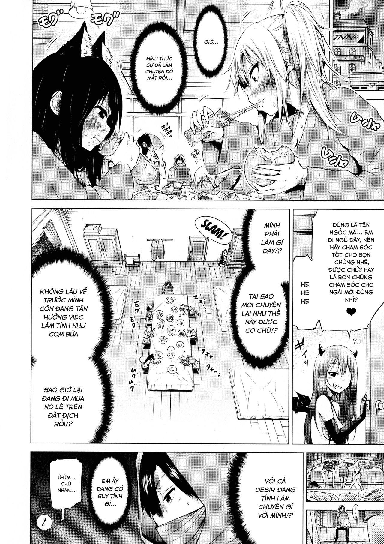 Đọc truyện hentai Isekai Harem Paradise - (Ge) Chap 4