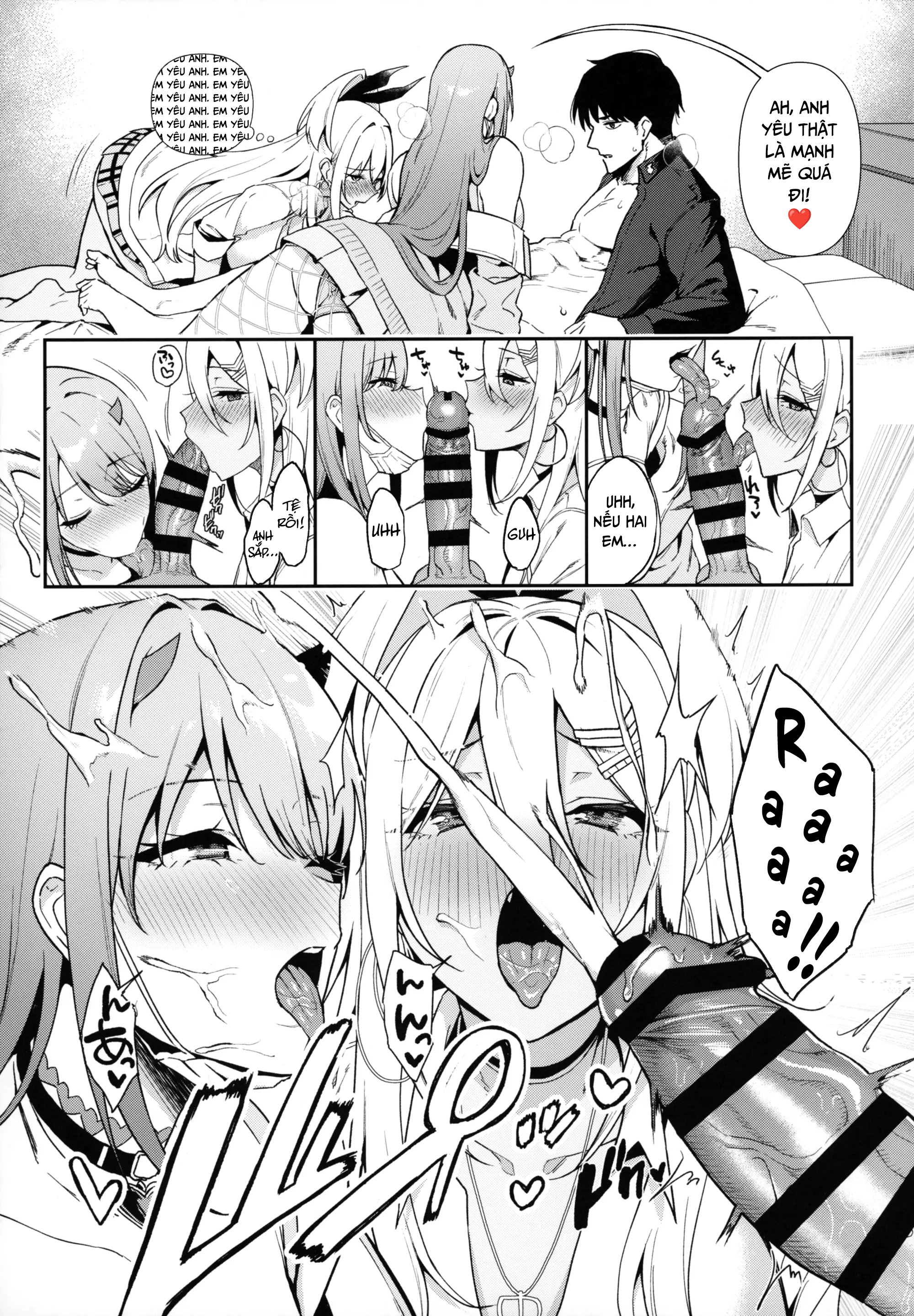 Đọc truyện hentai Cuộc thách đấu của các cô gái - Oneshot