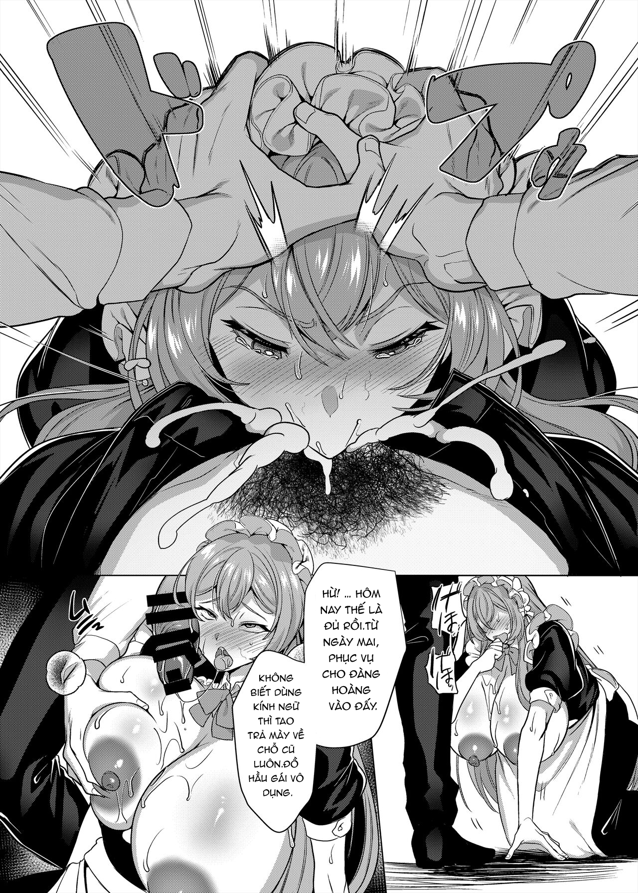 Đọc truyện hentai Moto Ijimekko Maid no Hoshinomiya-san - Oneshot