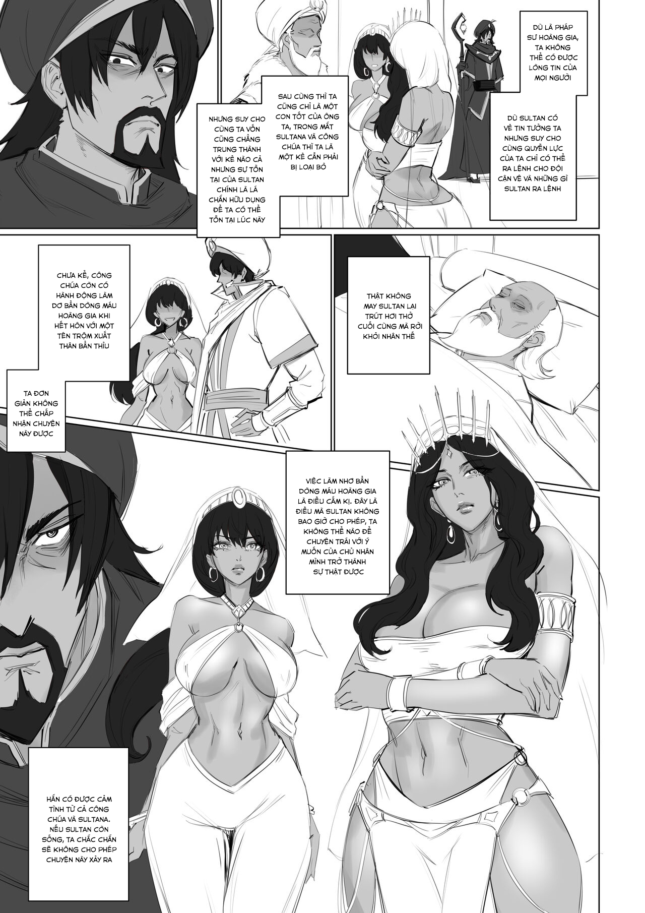 Đọc truyện hentai Phù thủy độc ác - Oneshot