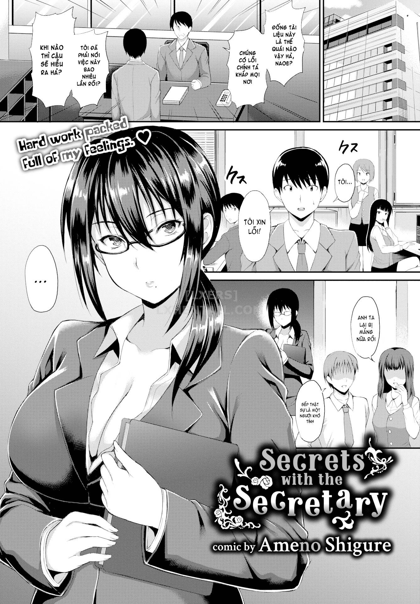 Đọc truyện hentai Secrets with the Secretary - Oneshot