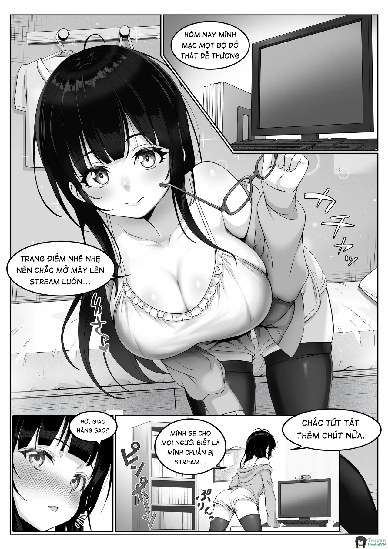 Đọc truyện hentai Streamer ‐ Neat and clean, she cha't atand the pleasure - Oneshot