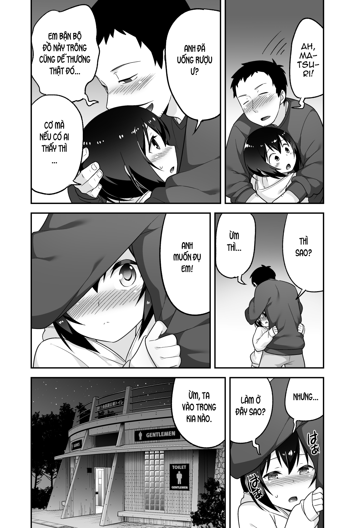 Đọc truyện hentai Anh bảo vệ may mắn và em học sinh xui xẻo. - Chap 5: Yêu anh, yêu em 3000.