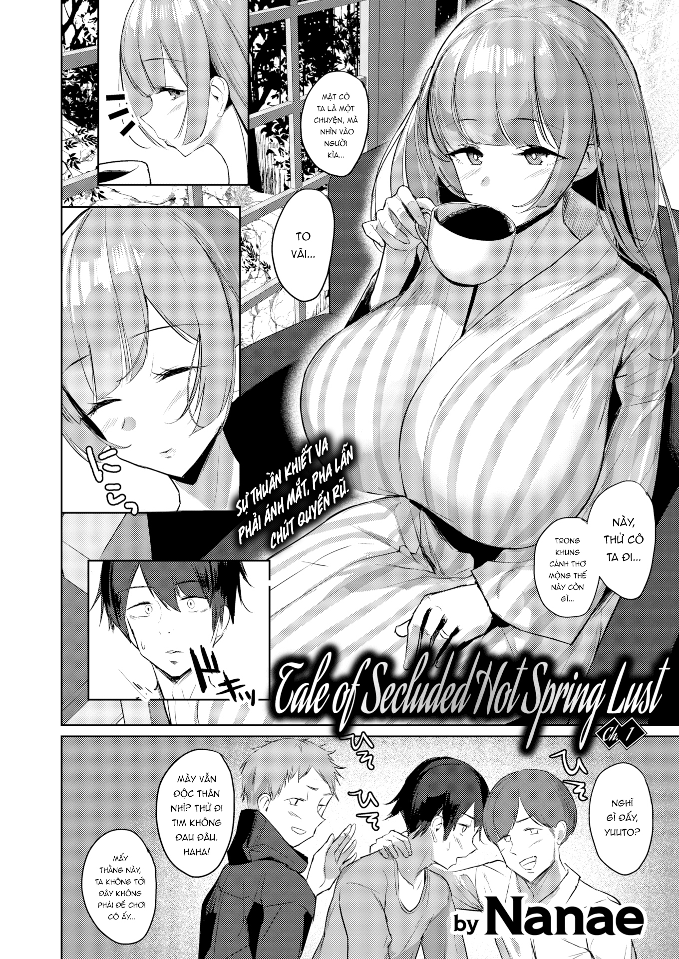 Đọc truyện hentai Suối nước nóng nứng tình - Chap 1