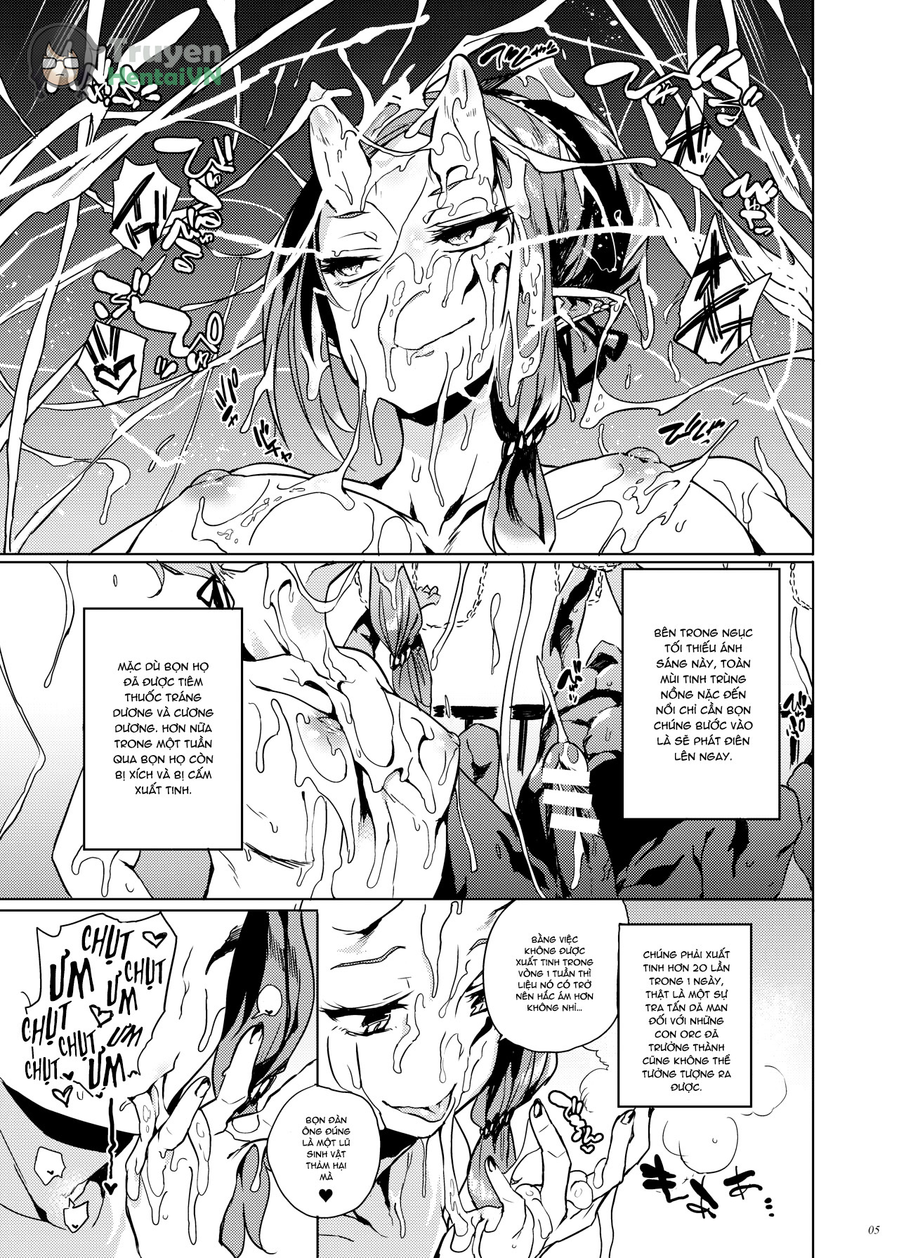 Đọc truyện hentai Orc no Ohime-sama wa Ranshi ga Tsuyosugiru - Oneshot
