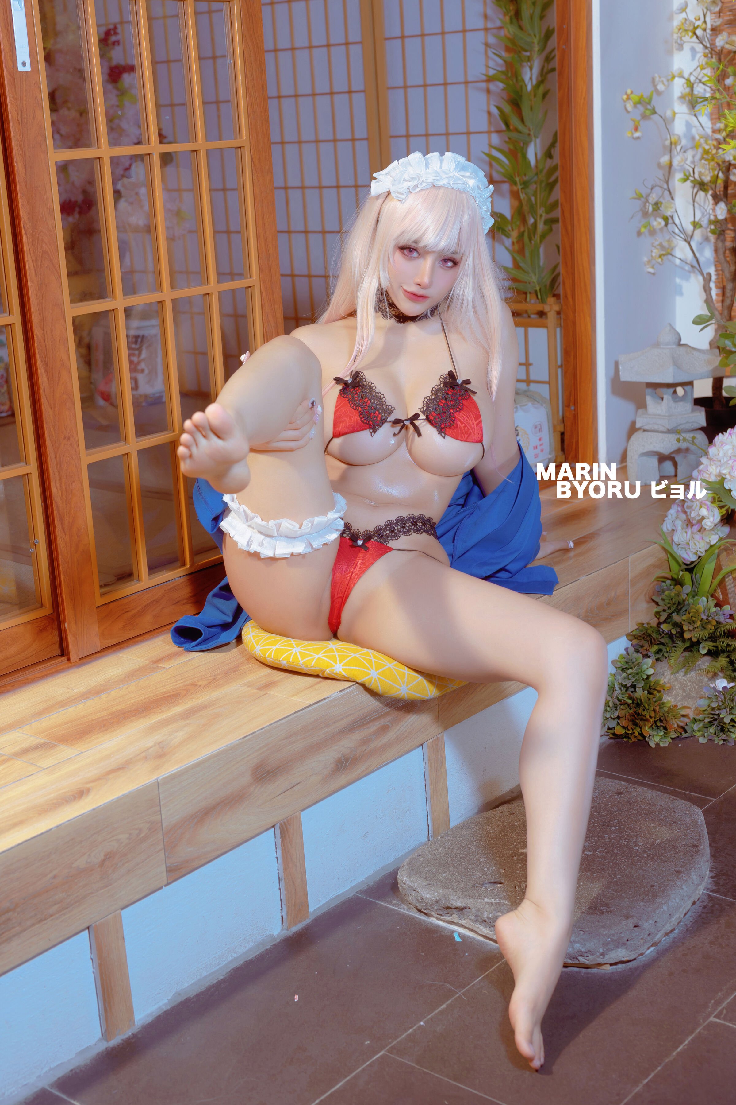 Đọc truyện hentai Tuyển tập Albums siêu phẩm Cosplay - Chap 267 - Byoru-Marin Red