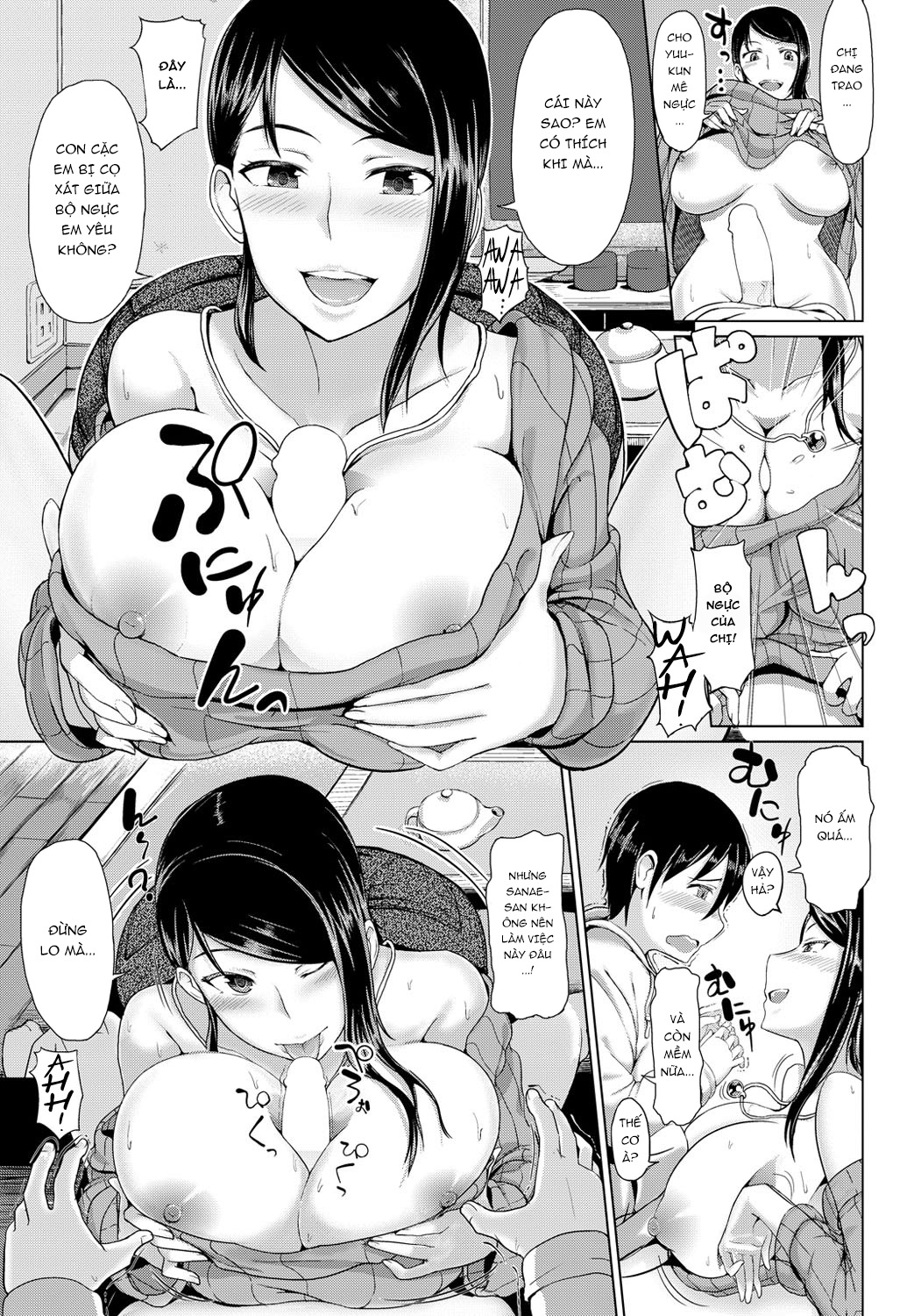 Đọc truyện hentai Người phụ nữ nhà bên - Oneshot