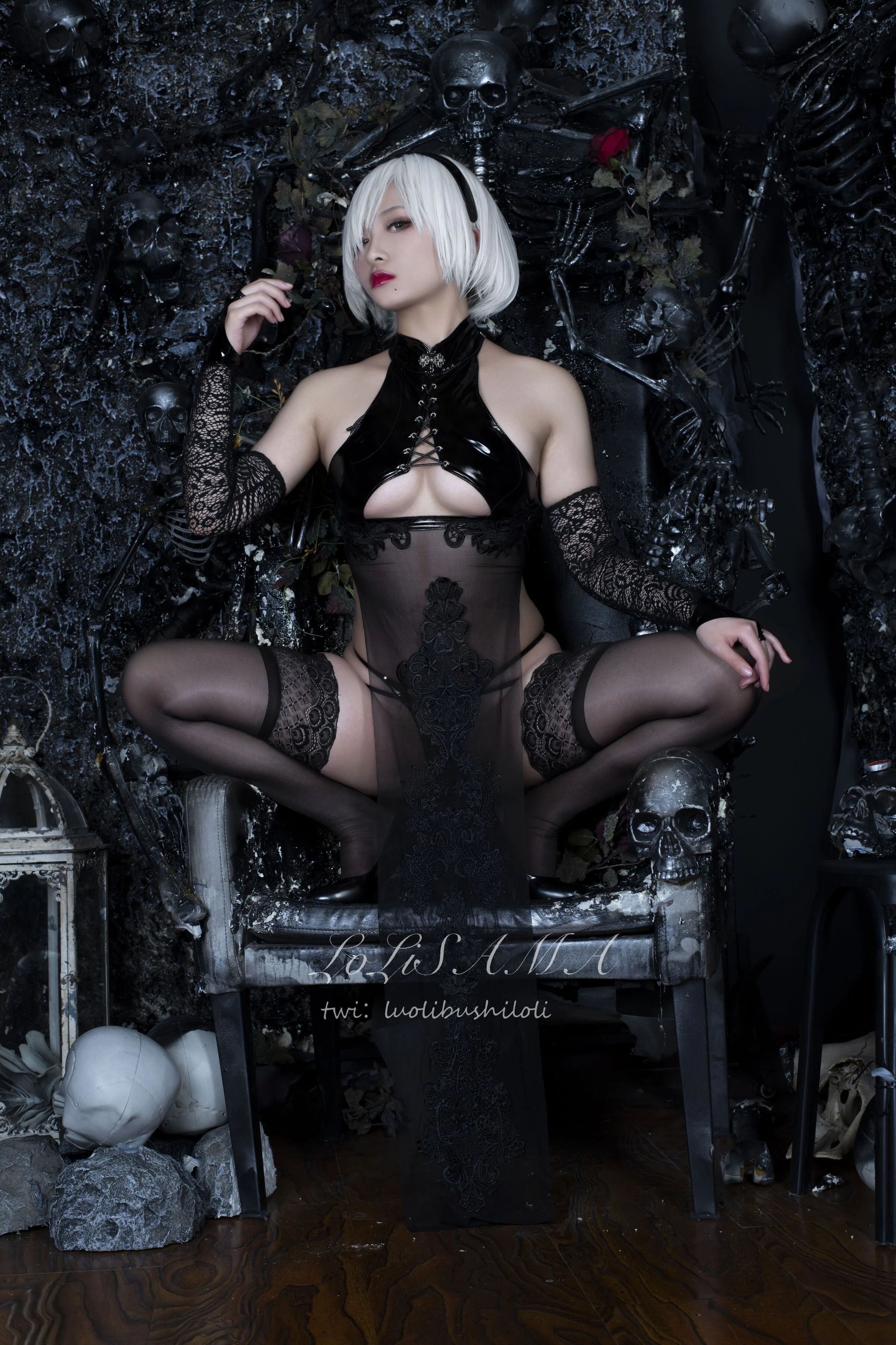 Đọc truyện hentai Tuyển tập Albums siêu phẩm Cosplay - Chap 480 - Luo Li 2B Ninja