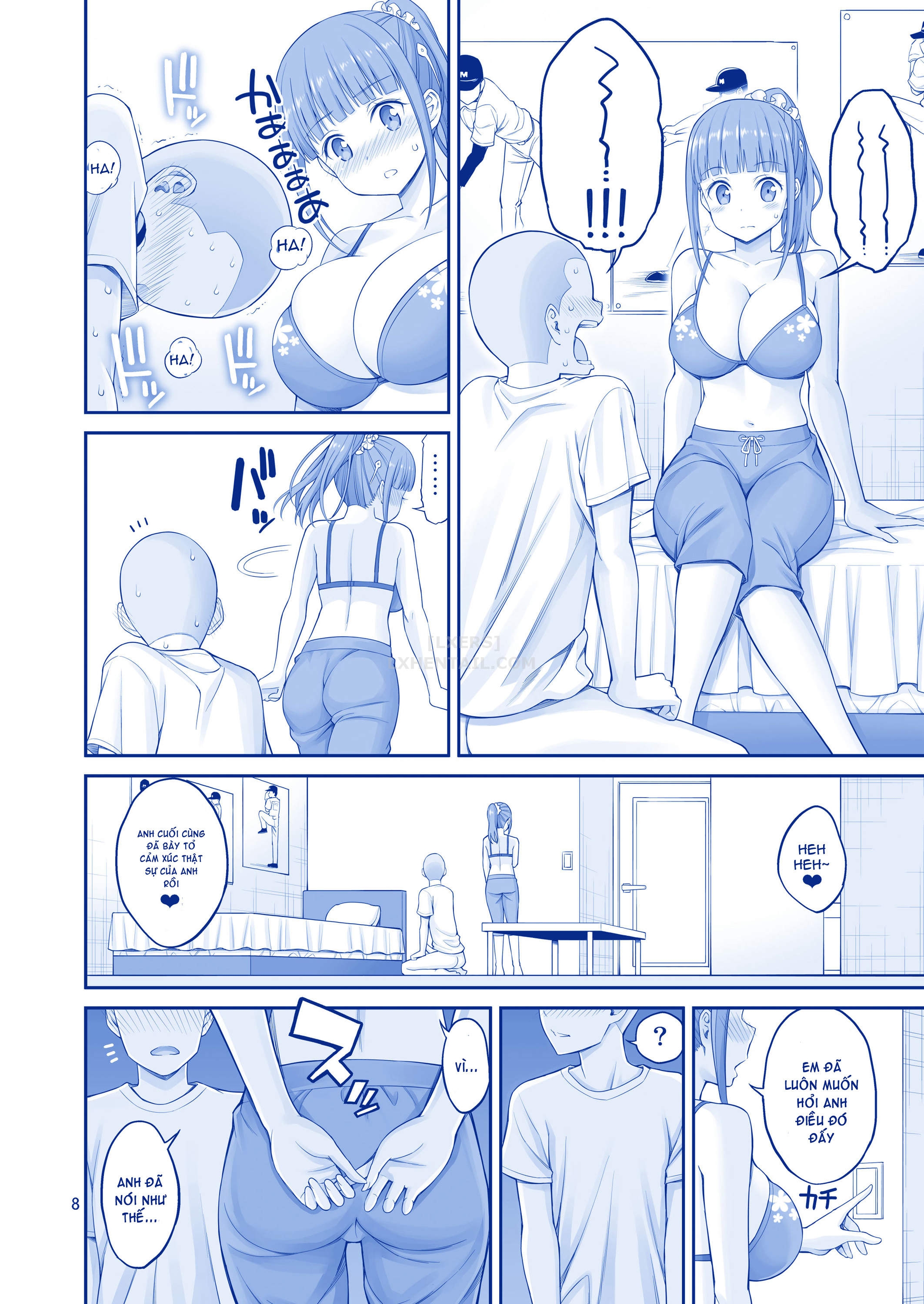 Đọc truyện hentai Kimi wa Akogare no Tawawa - Oneshot