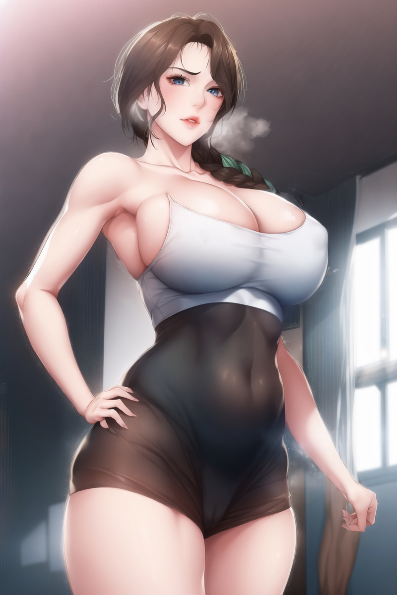 Đọc truyện hentai Tuyển tập Albums Art hentai - Chap 105 - Aunt Meijing after exercise