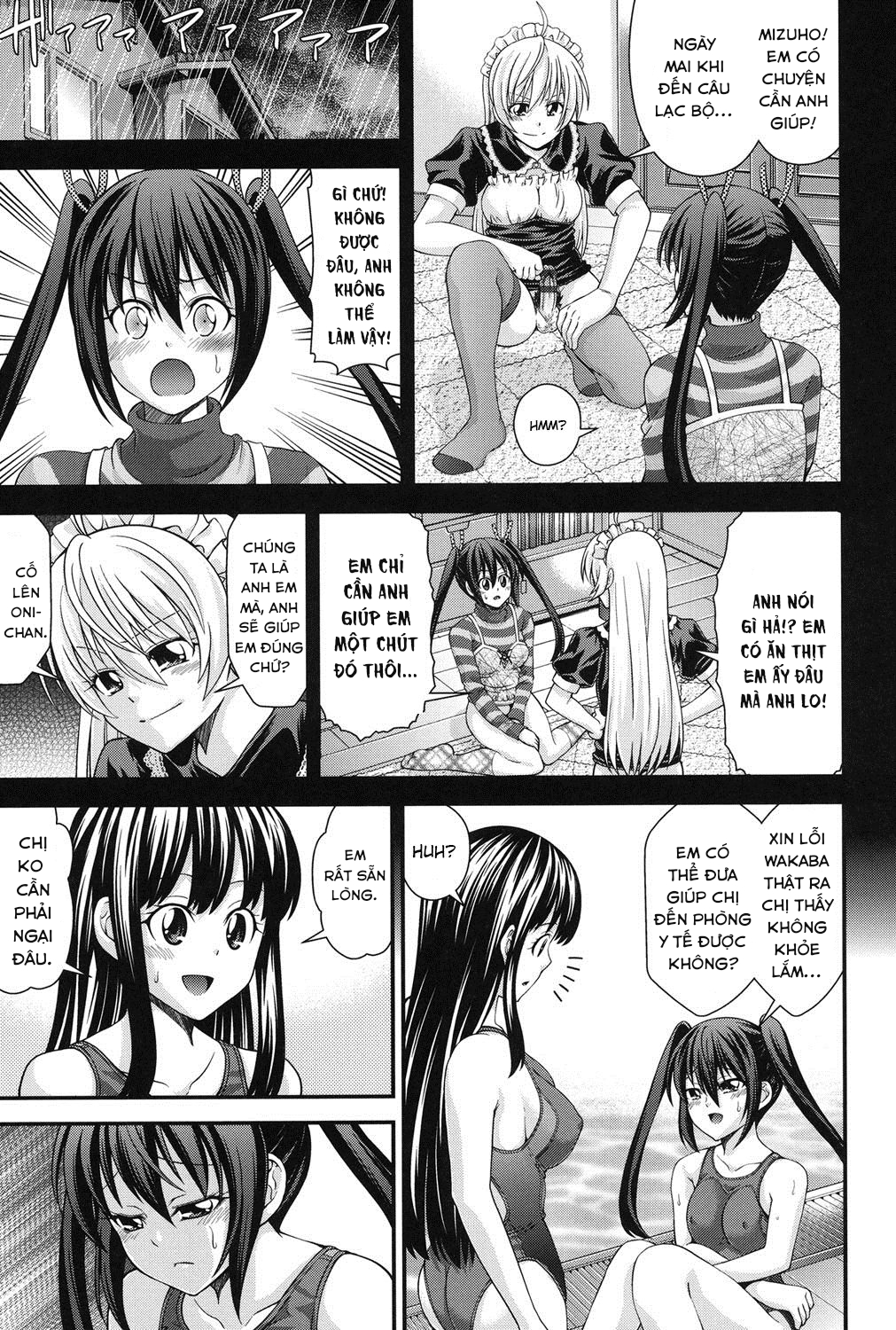 Đọc truyện hentai Hoán đổi với em gái - Chap 2
