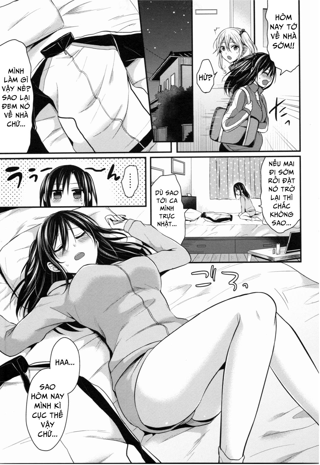 Đọc truyện hentai Joshi Rikujoubu Harem Training - Chap 5