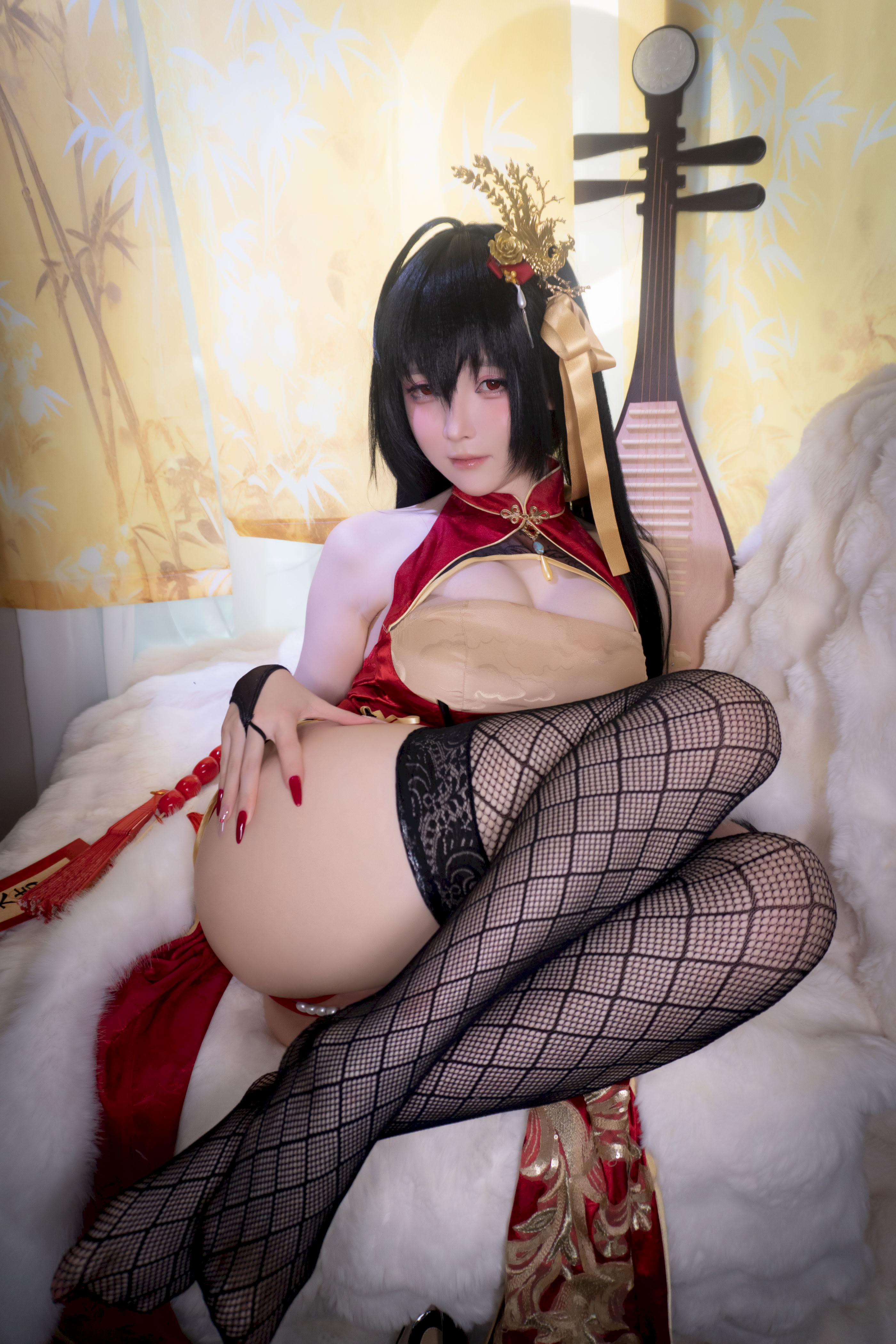 Đọc truyện hentai Tuyển tập Albums siêu phẩm Cosplay - Chap 1411 - Yi Xiaoyangze Dafeng Cheongsam