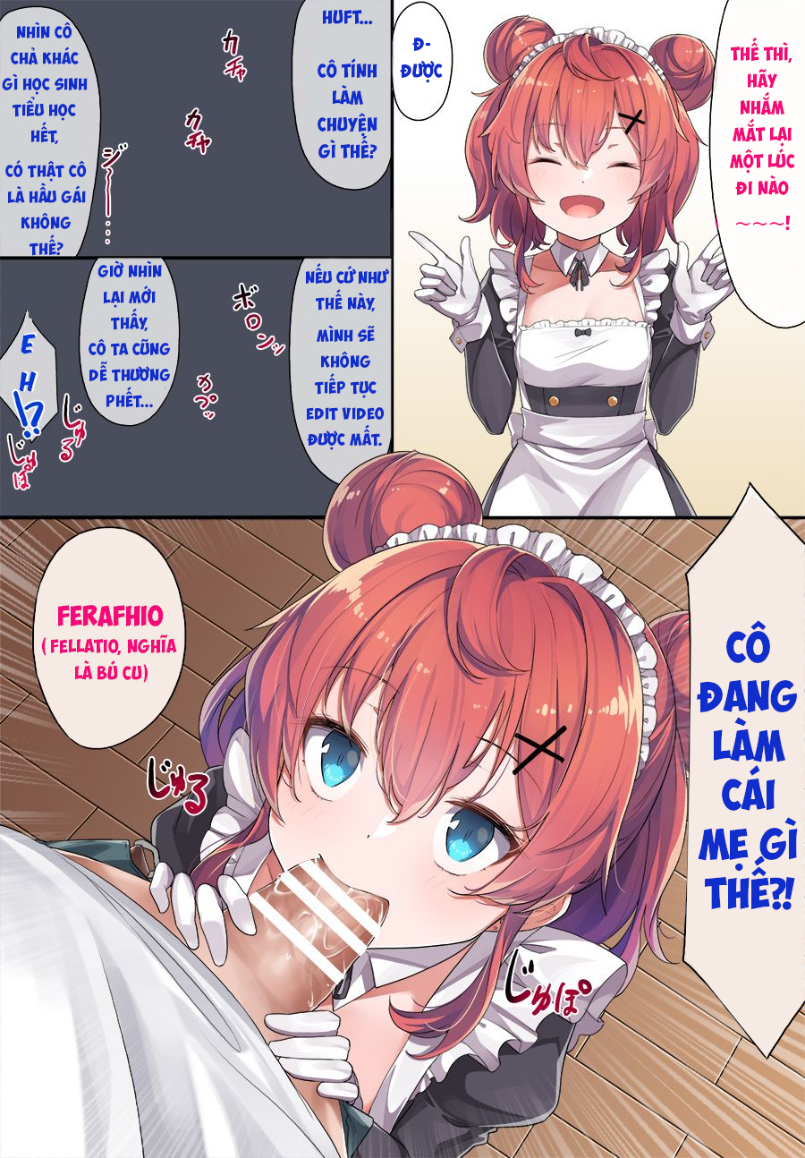 Đọc truyện hentai Dịch vụ đặc biệt của hầu gái Kazuki (full màu) - Phần 1