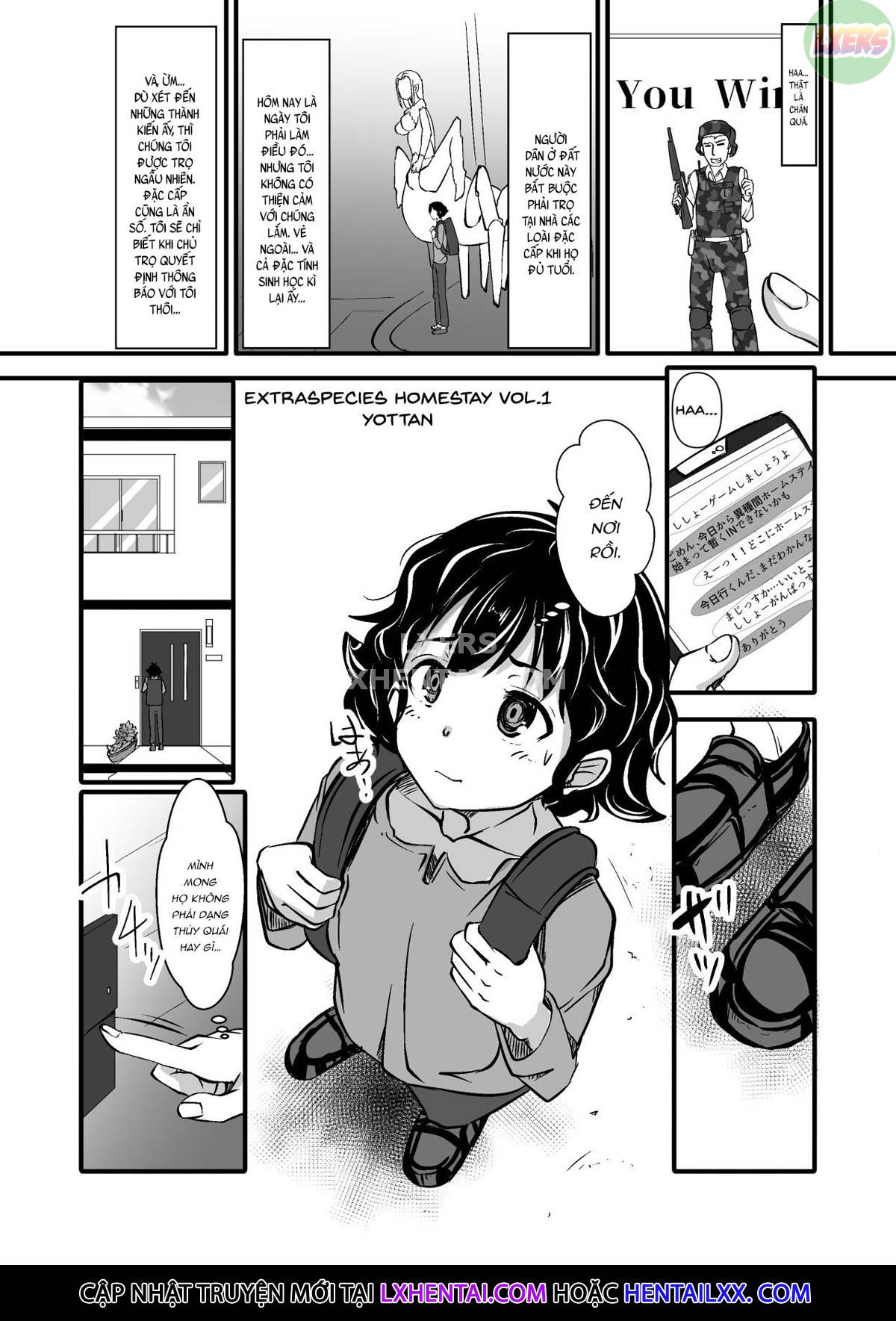 Đọc truyện hentai Inter-Species Homestay - Oneshot