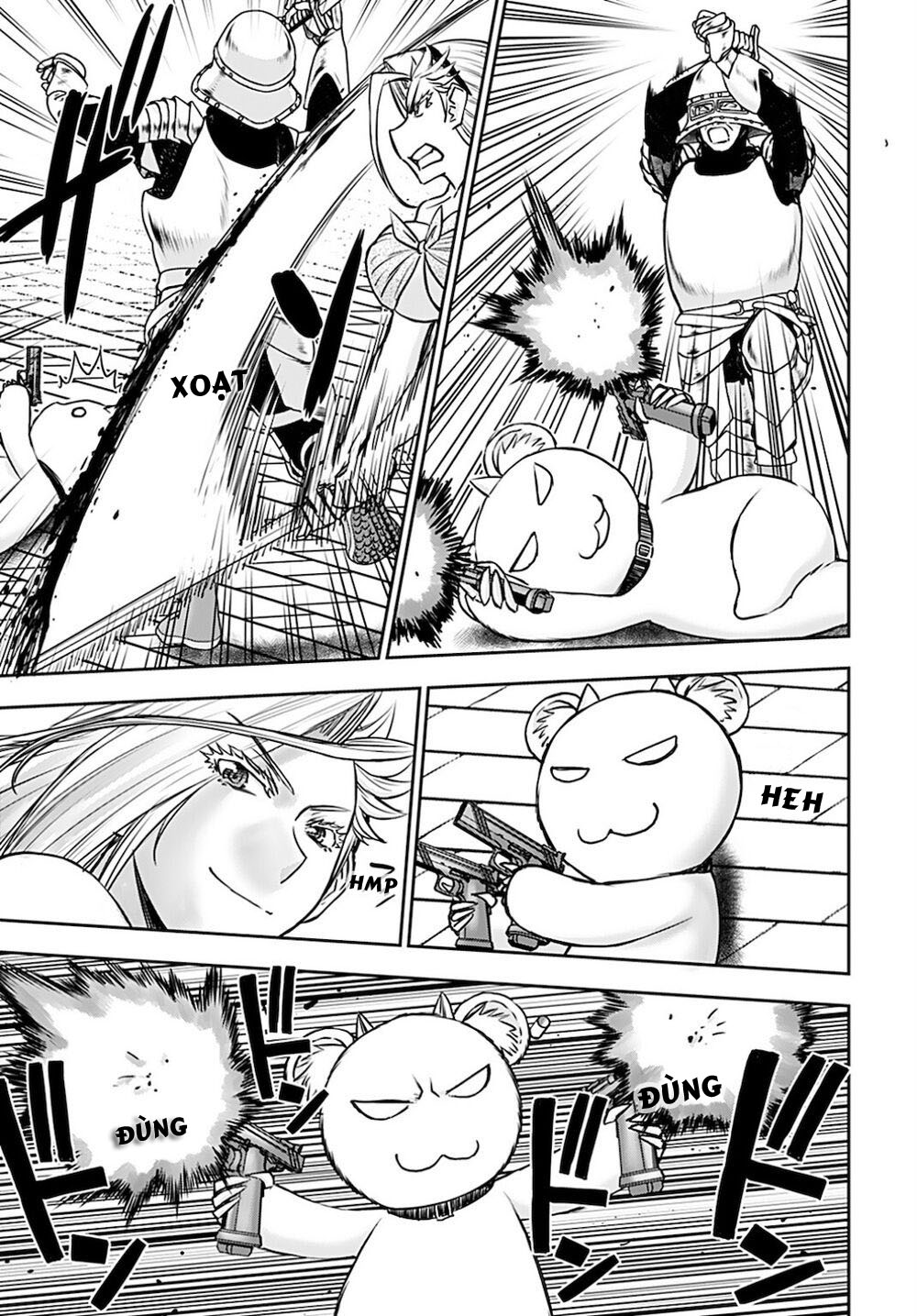 Đọc truyện hentai Xạ thủ mềm mại của Nữ chiến binh - Chap 17