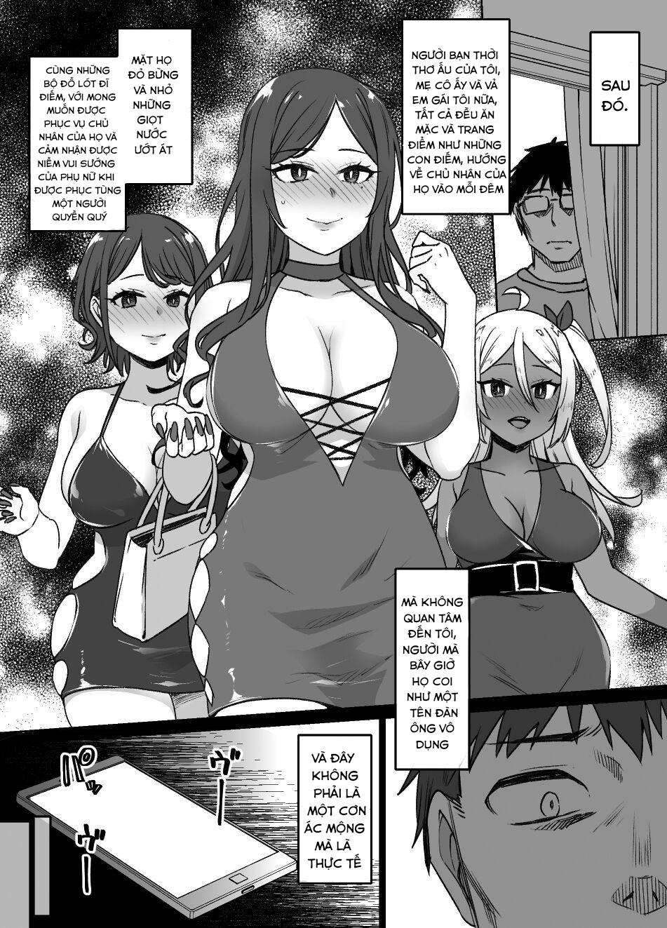 Đọc truyện hentai My childhood friend and little sister were stolen by a noble - Chap 3