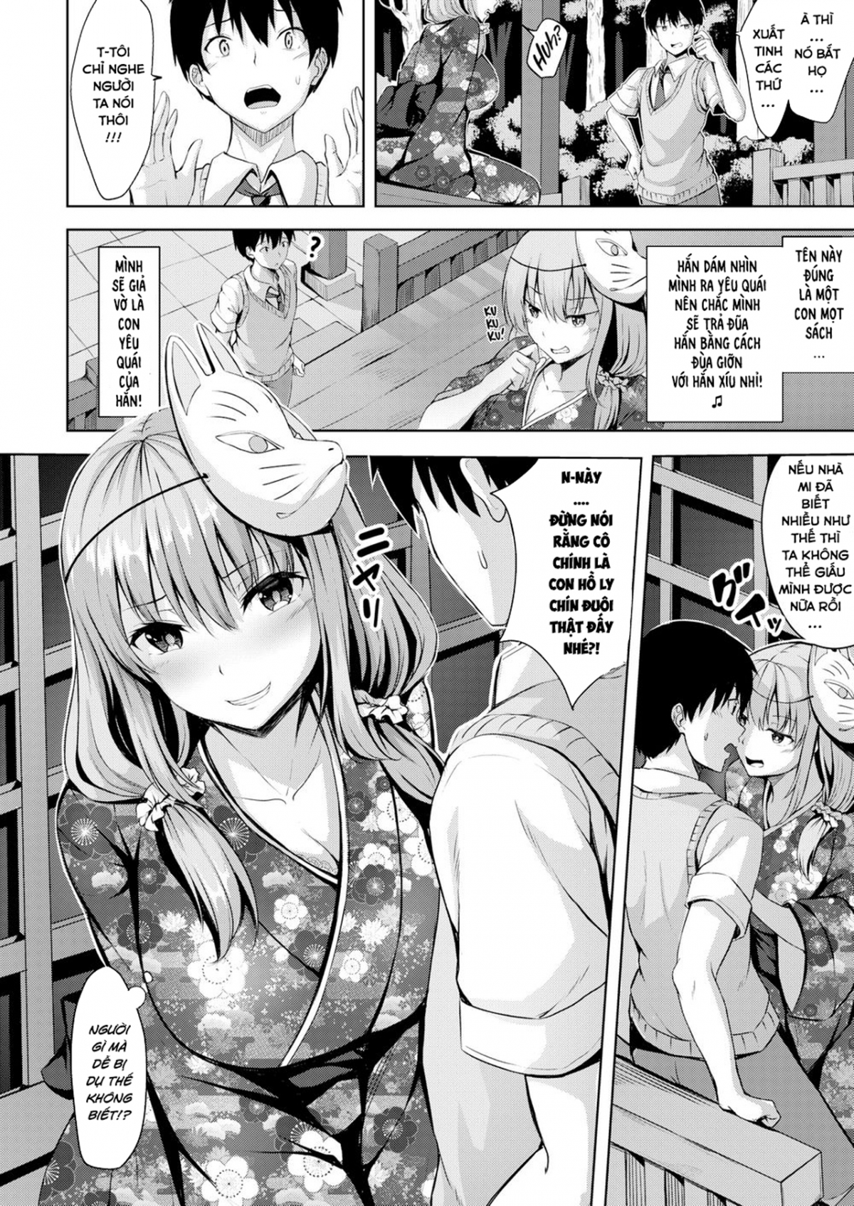 Đọc truyện hentai Đụ Thư Thái Với Em Ghệ Bị Cáo Thành Tinh Nhập! - Oneshot