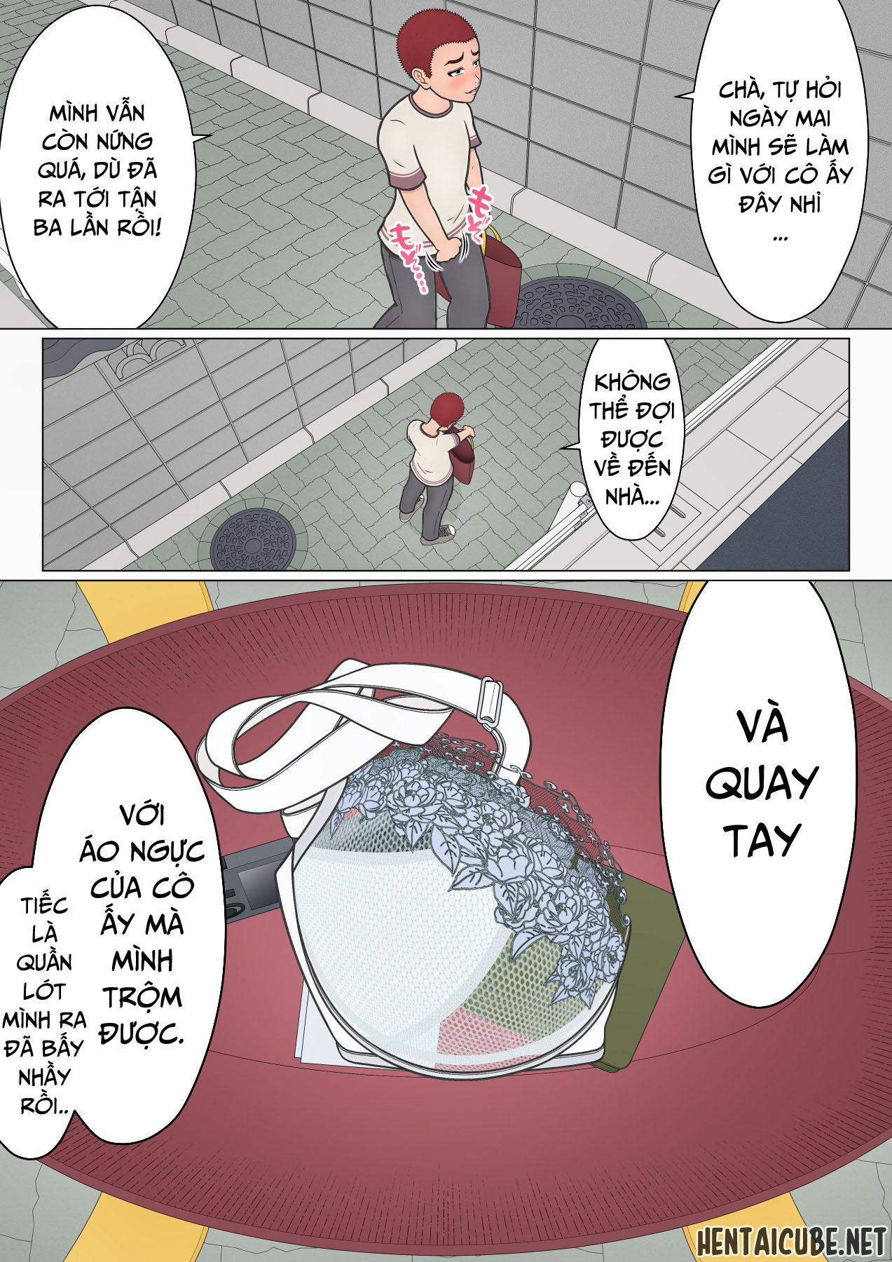 Đọc truyện hentai Shitagi Feti no Warugaki ni Yowami o Nigirarete Shimatta Tsuyoki Mama - Oneshot