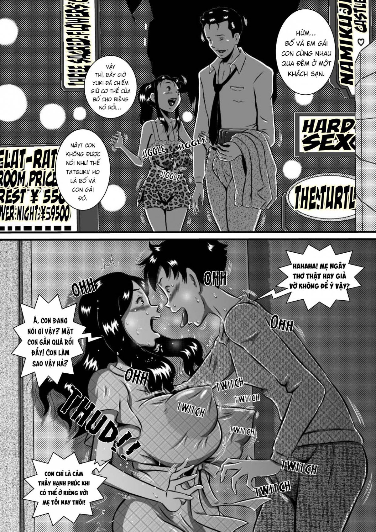 Đọc truyện hentai Chấn động! Con địt mẹ, bố địt em!! - Oneshot