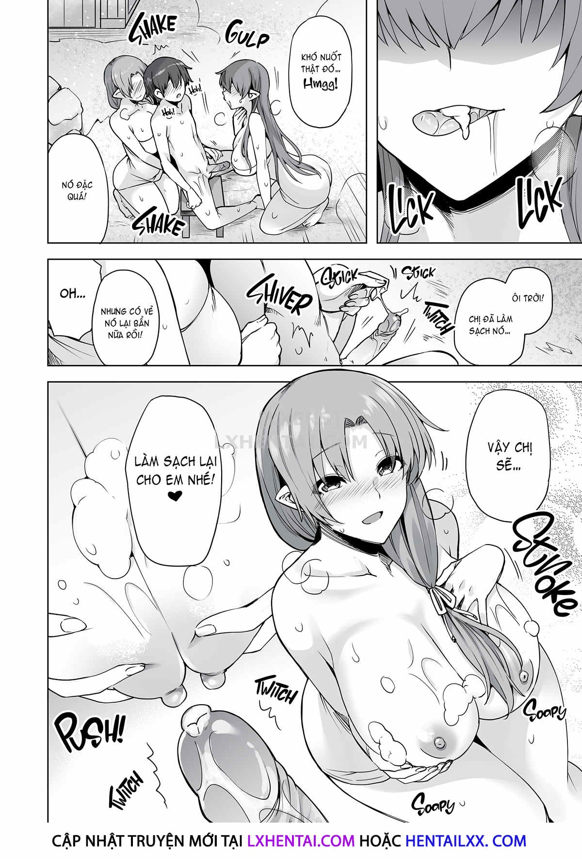 Đọc truyện hentai Spirited Away To The Snow Women's Harem - Oneshot