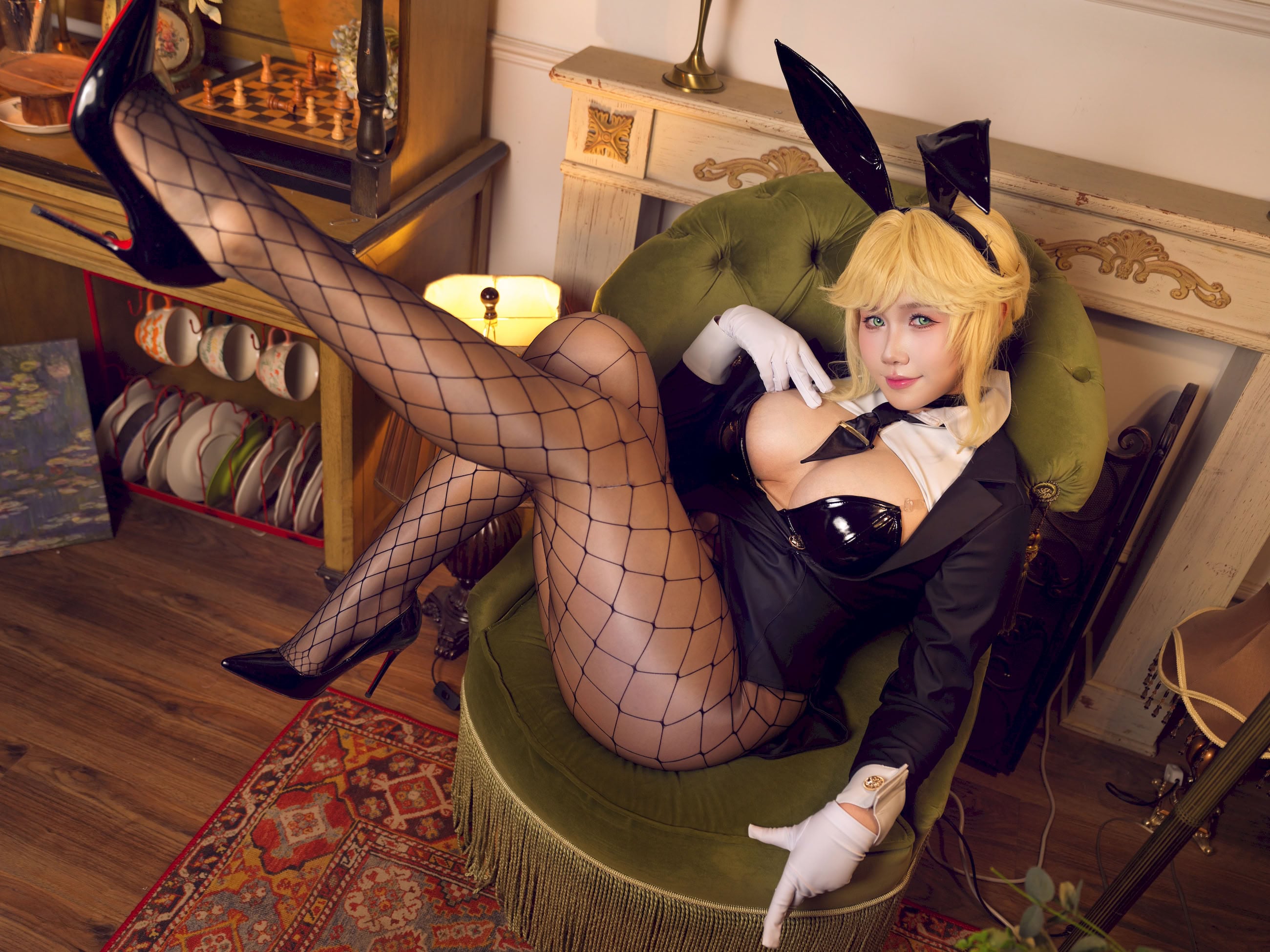 Đọc truyện hentai Tuyển tập Albums siêu phẩm Cosplay - Chap 1361 - Mahua Sauce - Victory Goddess: Niki Edward Bunny Girl