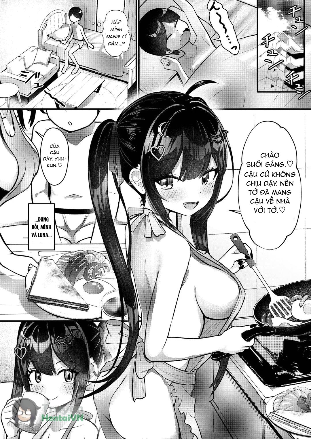 Đọc truyện hentai Hinekure Doutei ga Off-kai Ittara Succubus ni Ochinchin Propose Shichatta Hanashi - Oneshot