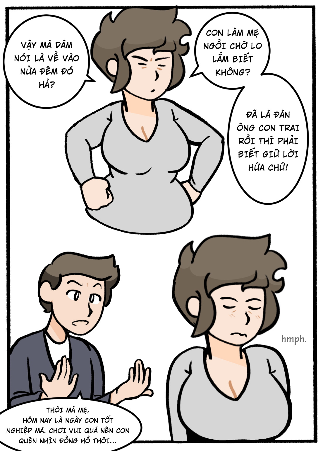 Đọc truyện hentai Ngày tốt nghiệp loạn luân - Oneshot