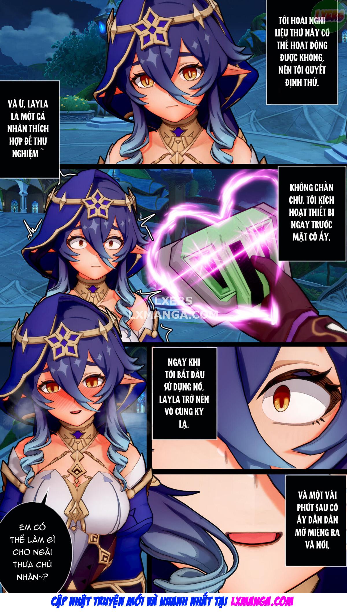 Đọc truyện hentai Buổi tập luyện đêm muộn của Laylas - Oneshot