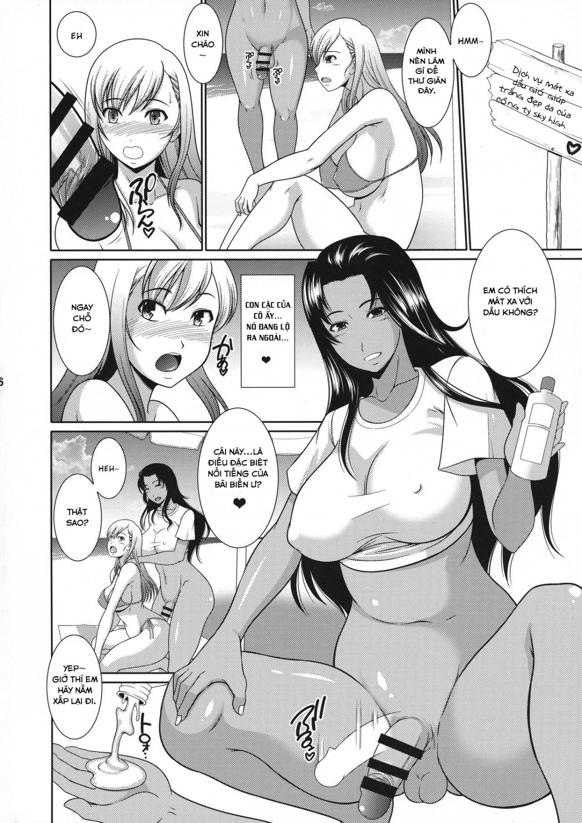 Đọc truyện hentai Nurunuru Esute O Sarete Kando Ga Agatte Ze Itadaki Makutte Shimau Futanari Musume - Oneshot