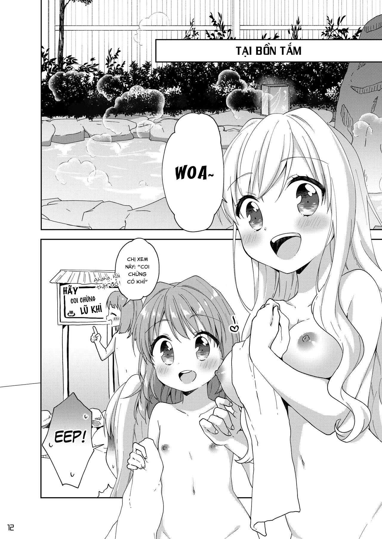 Đọc truyện hentai Kinyoubi no Otanoshimi ~Hajimete no Onsen~ - Oneshot