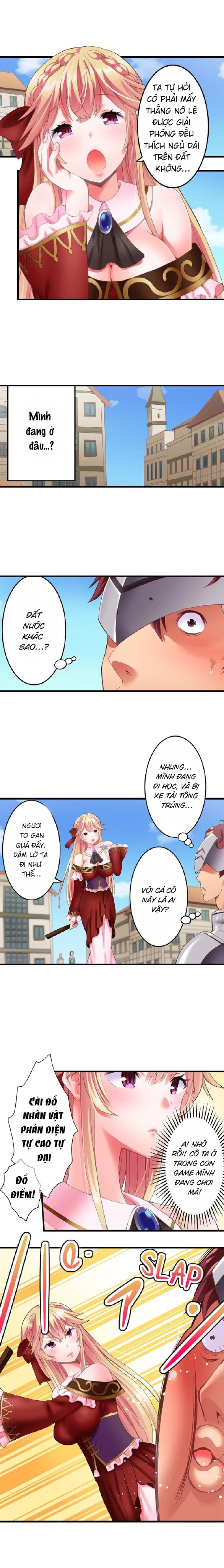 Đọc truyện hentai Cô nàng phản diện đáng yêu - Chap 1: Isekai và gặp gỡ Freesia