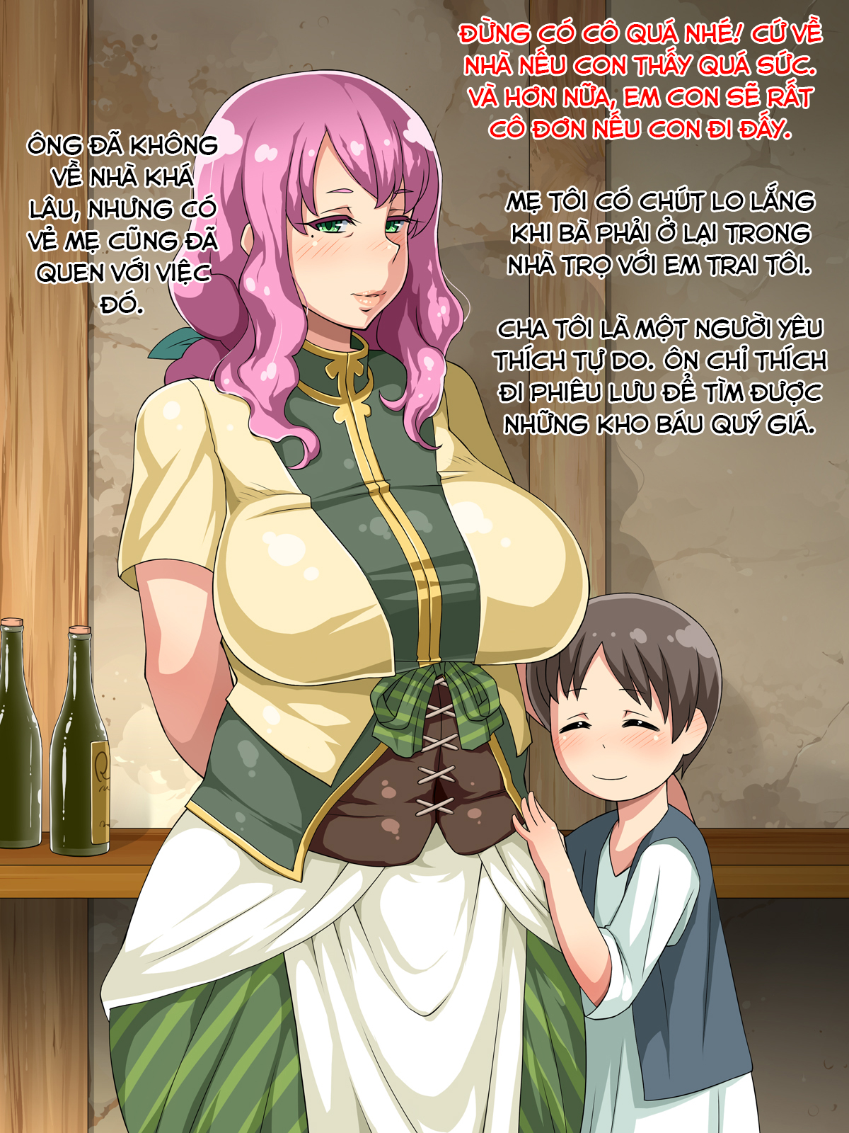 Đọc truyện hentai Mucchiri Juku Mama Tanetsuke Emaki - Chap 1