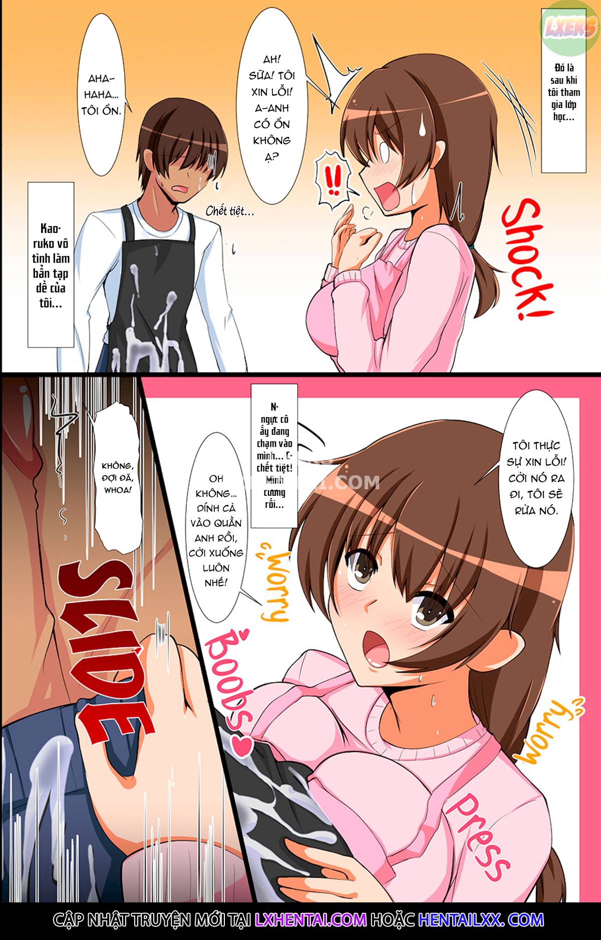 Đọc truyện hentai Lớp Học Nấu Ăn Vợ Khỏa Thân - Oneshot