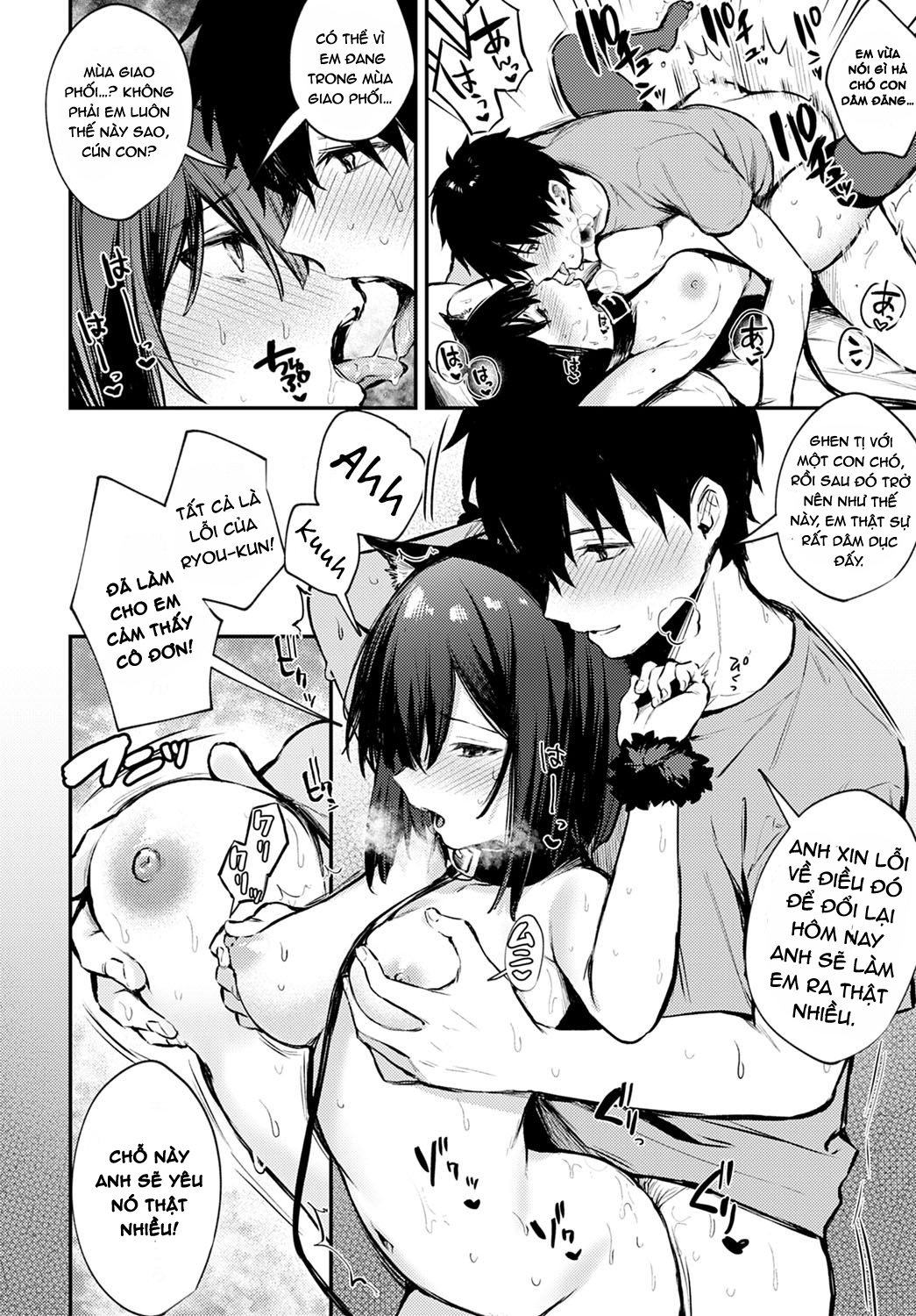 Đọc truyện hentai Wanko na Kanojo - Oneshot