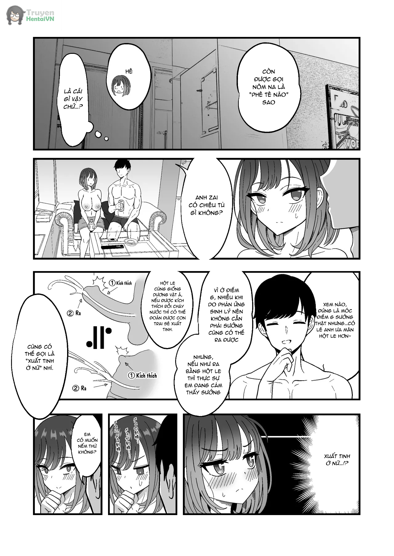 Đọc truyện hentai Mesu Shasei Nyuumon - Oneshot