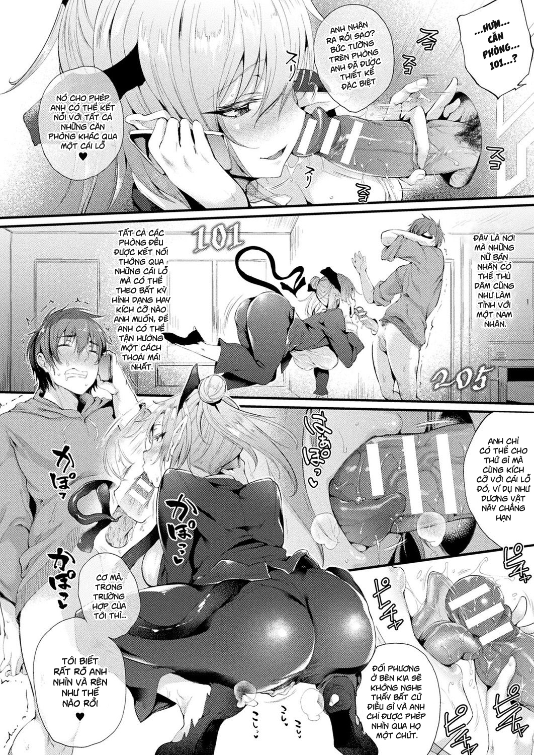 Đọc truyện hentai Chào mừng đến với khu chung cư có cái lỗ trên tường - Phần 1