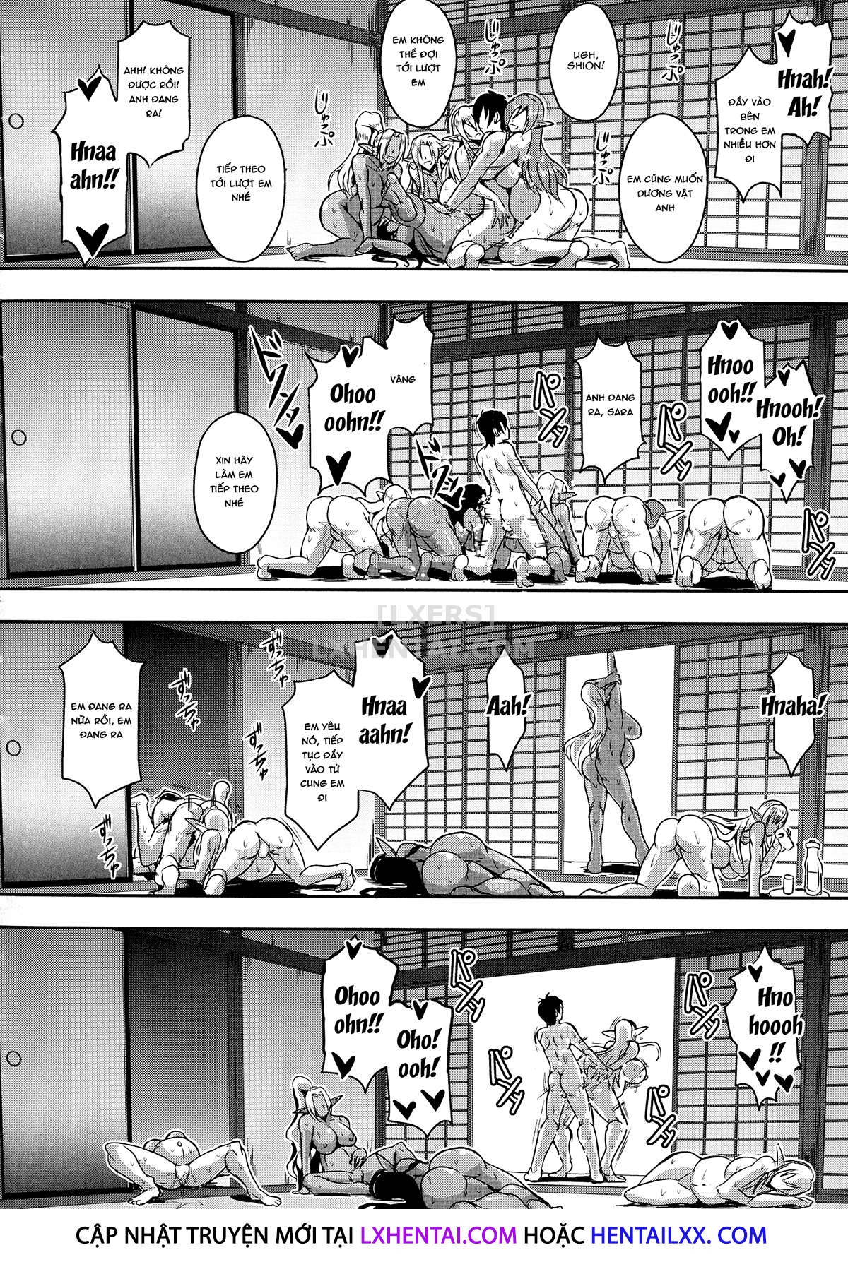 Đọc truyện hentai Elf Harem Story - Chap 1