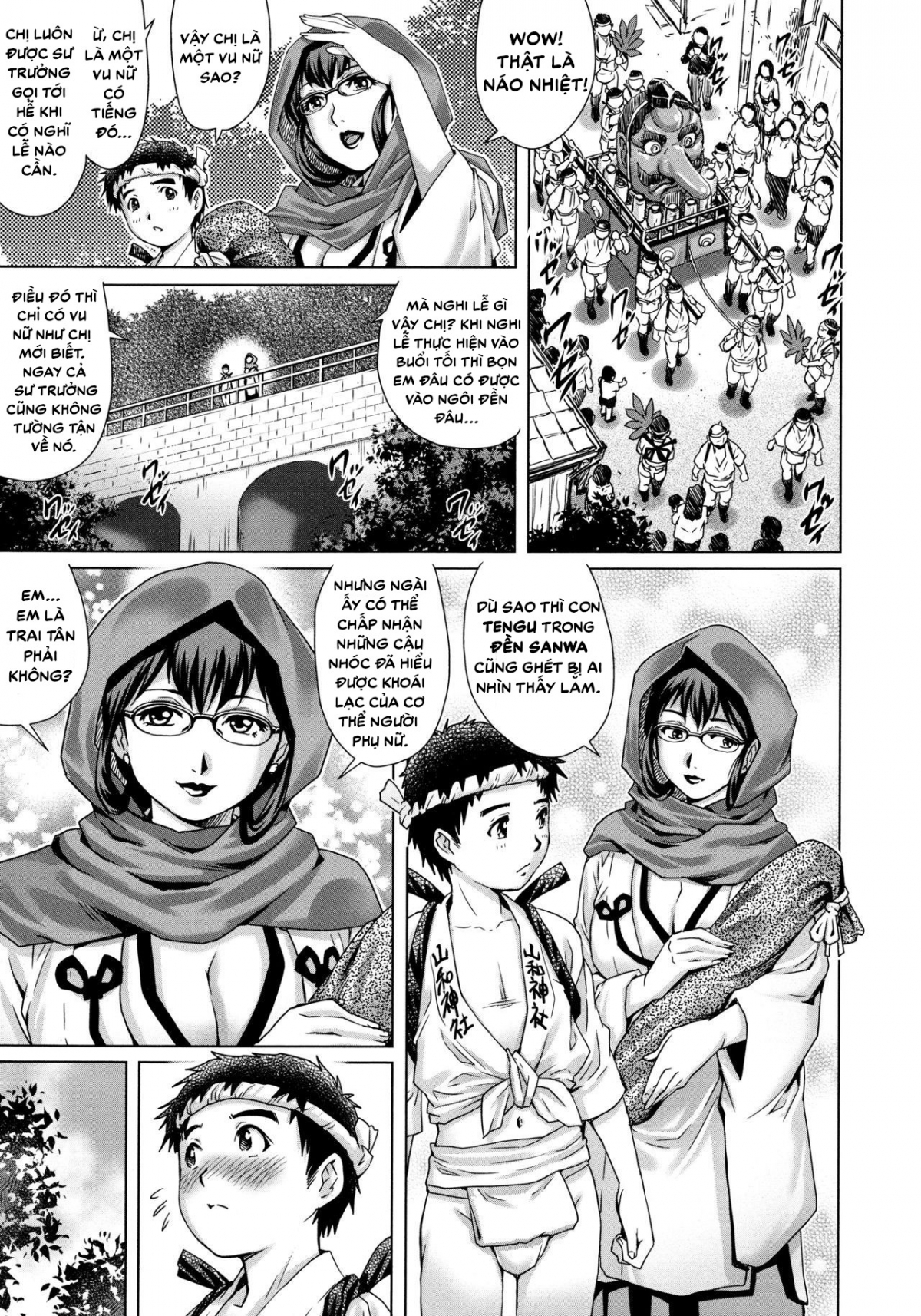 Đọc truyện hentai Nhóc Trai Tân Và Lễ Hội Kì Bí - Oneshot